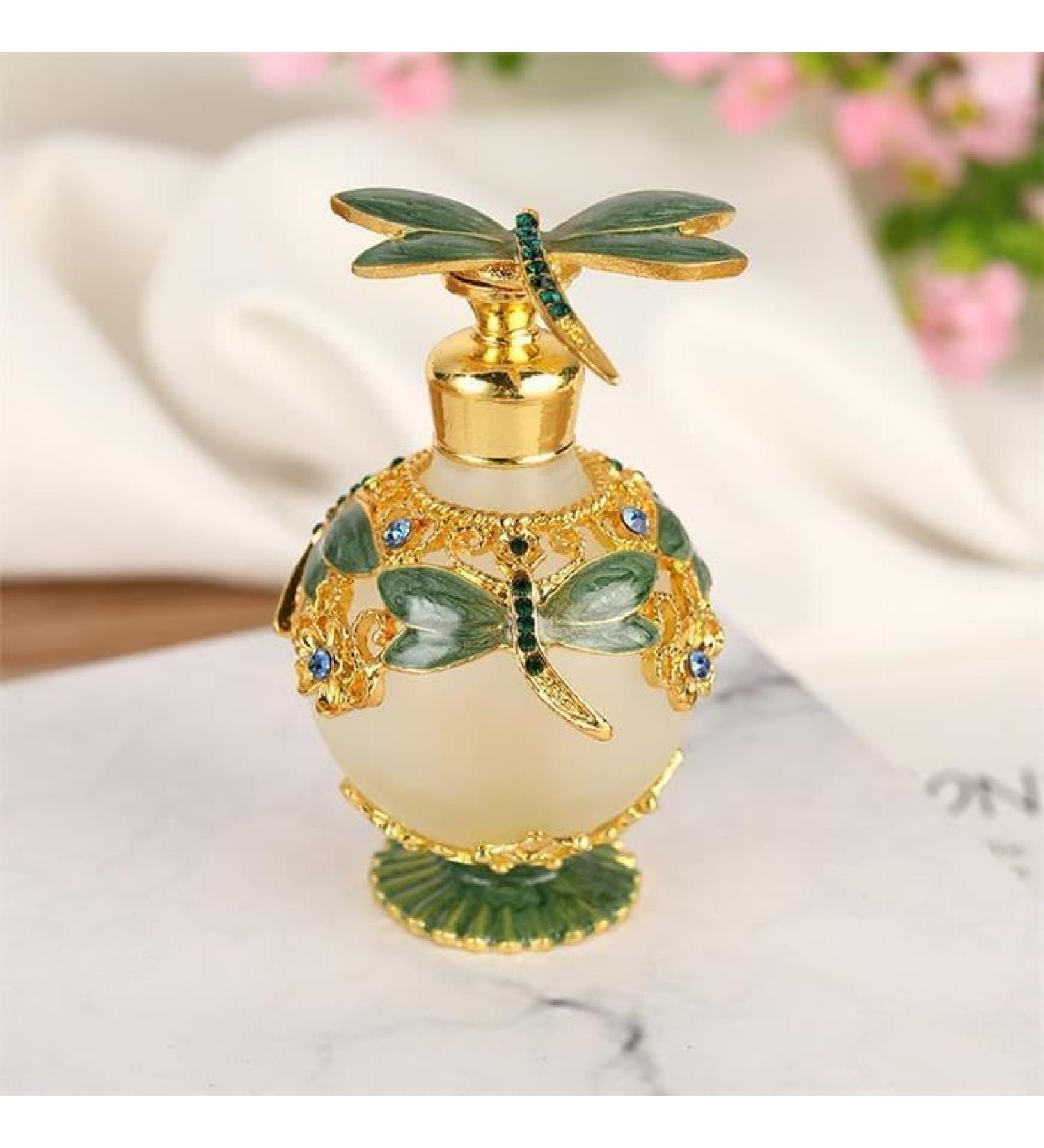 Arabian Perfumes 15ml Muslim Eau de Parfum Toilette for Female Halal Dubai Retro Concentrated Long Lasting Perfume Essential Oil Womens Fragrances Persistent Smell Travel Accessory Green Dragonfly - Buy Online on GoSupps.com