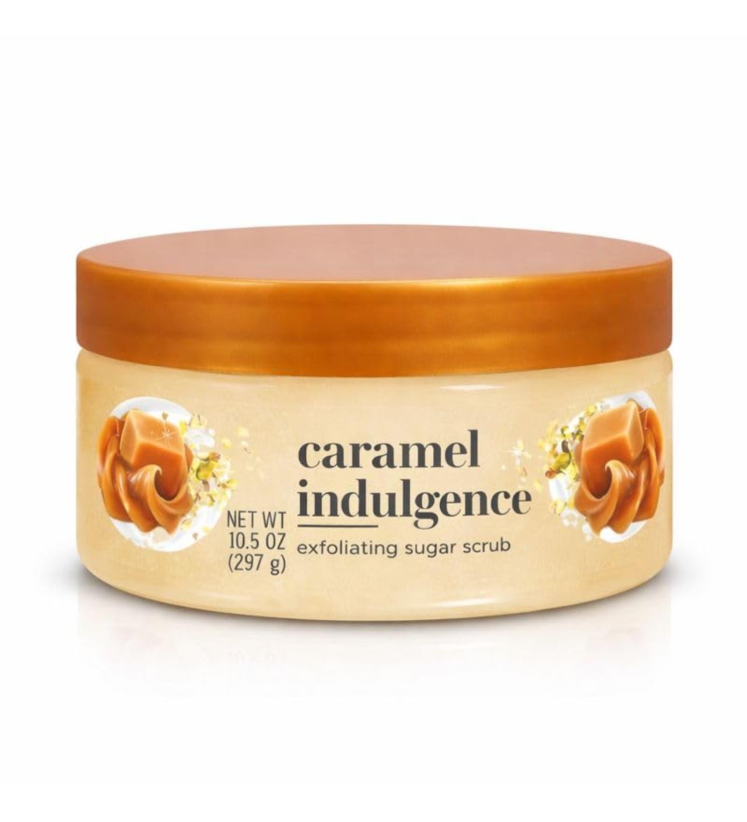 Exfoliating Sugar Scrub for Body Caramel Indulgence Scent Skin Polishing Body Scrub for Smooth Soft Feel Spa-Inspired Bath & Shower Exfoliator 10.5 oz - Buy Online on GoSupps.com