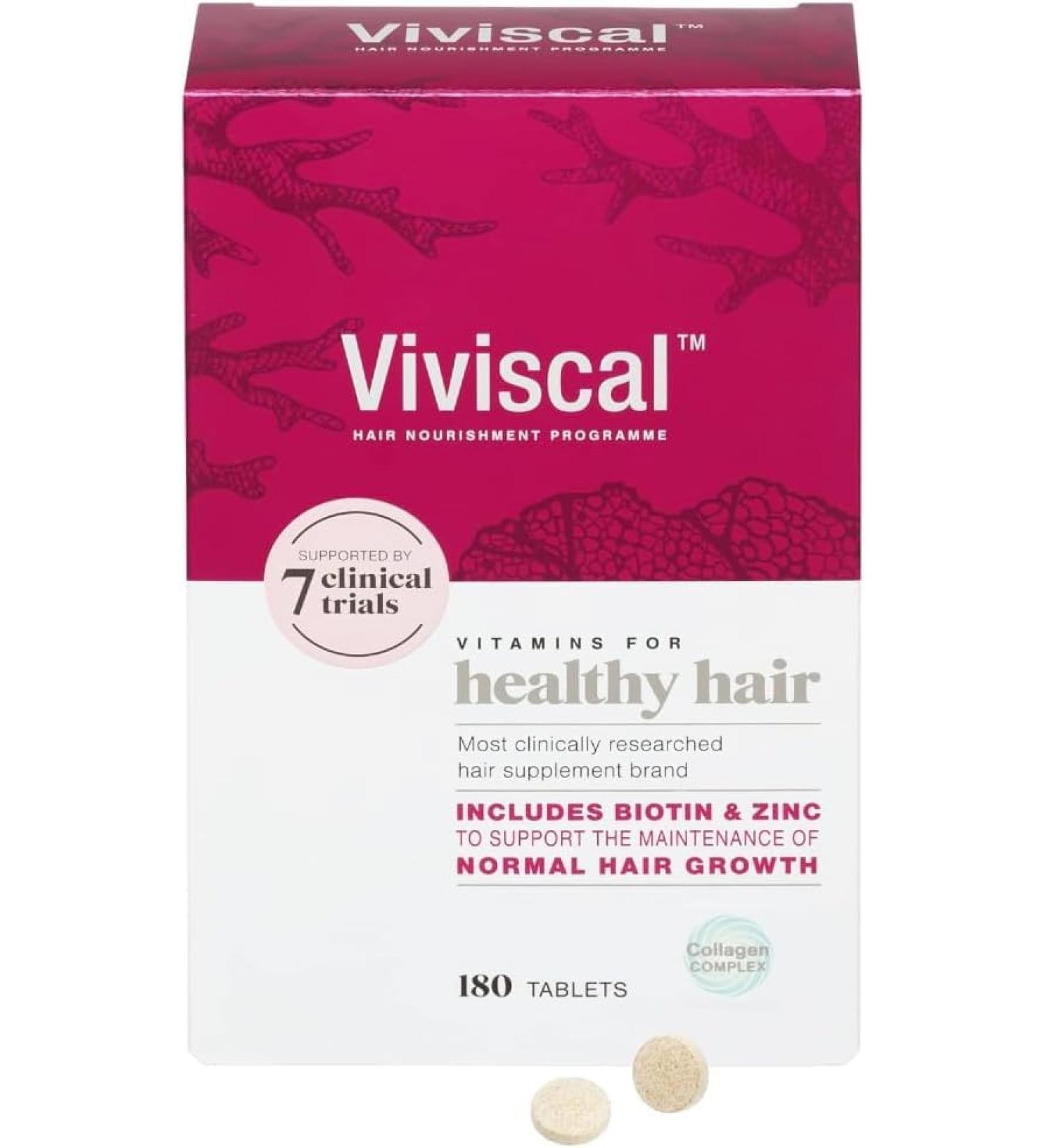 Viviscal Maximum Strength Hair Growth Programme 3 Month Value Pack - 180 Tablets by Viviscal