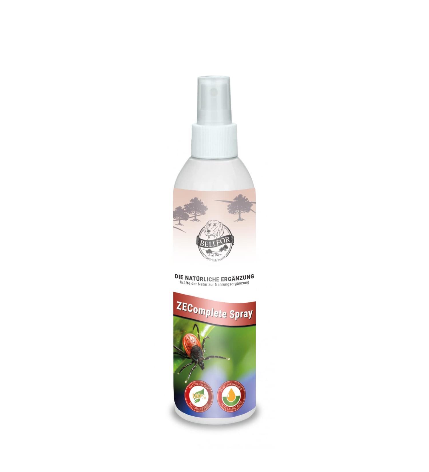 Bellfor Anti-Tick Spray for Dogs | Plant-Based Zecomplete Tick Protection (100ml) - Effective Against Ticks & Parasites | International Shipping Available - Buy Online on GoSupps.com