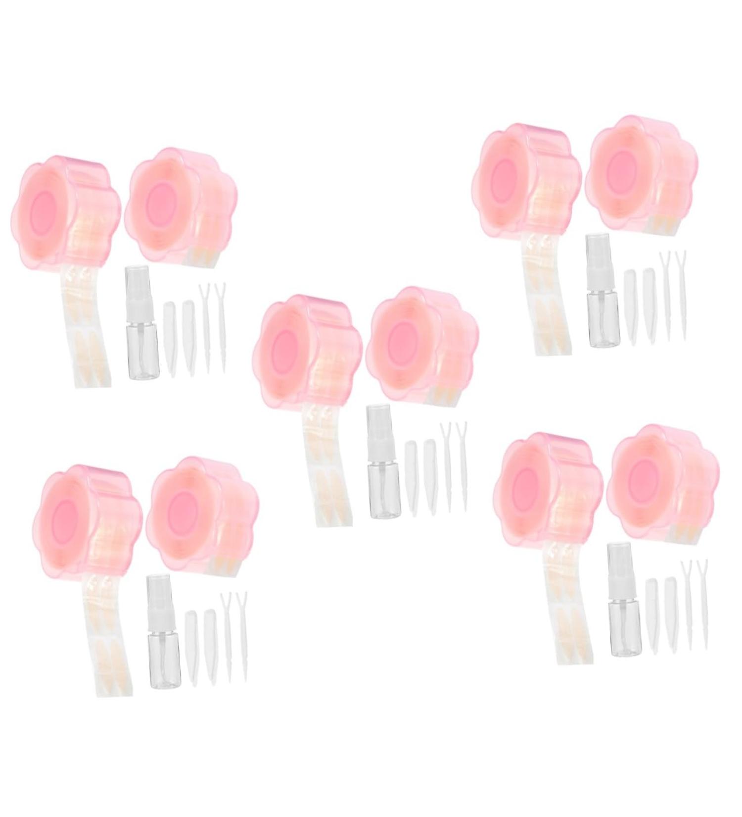 POPETPOP 5 Sets Lace Double Eyelid Sticker Double Eyelid Stickers Women Eyelid Tape Makeup Tape Double Sided Eyelid Tape Eyelid Tape for Hooded Eyes Invisible Tool Self-Adhesive - Buy Online on GoSupps.com