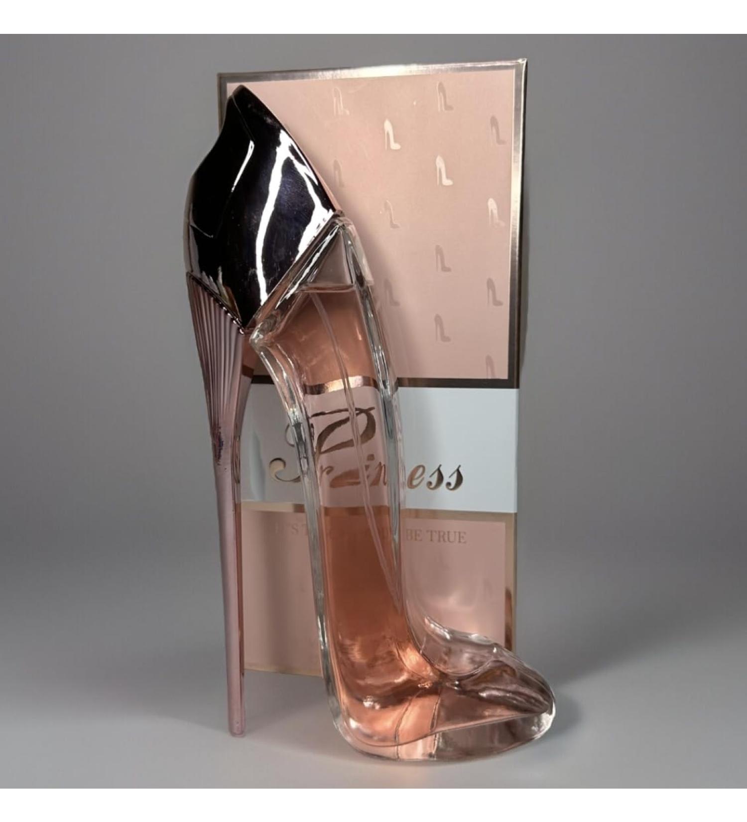Women Perfume High Heel Shoe Design Glass Bottle Rose Gold 2.9 Oz. Eau De Parfum - Buy Online on GoSupps.com