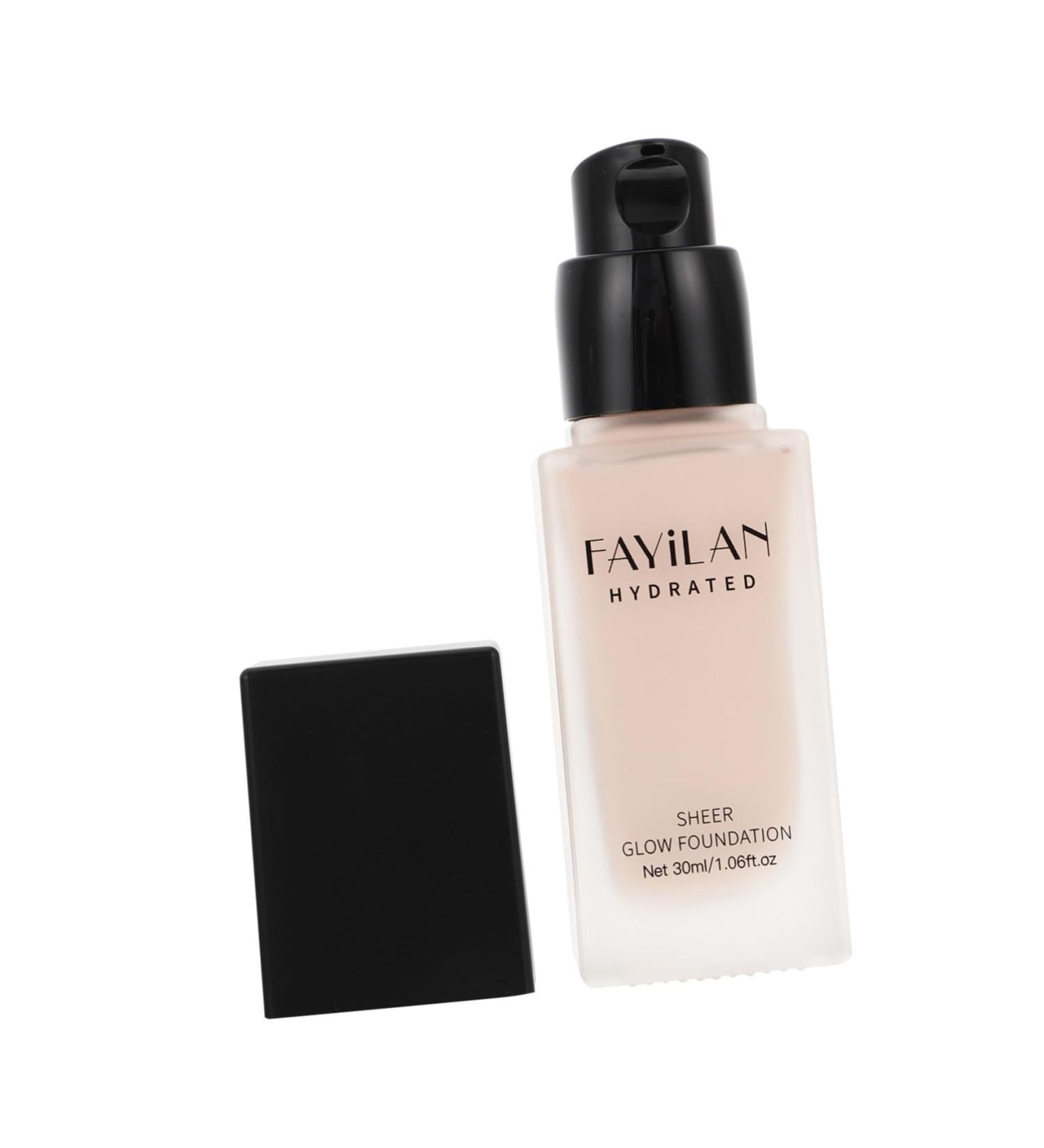 VINTORKY Liquid Foundation Makeup Supplies Concealer Foundation Concealer Liquid Foundation Fluid Glass Black - Buy Online on GoSupps.com