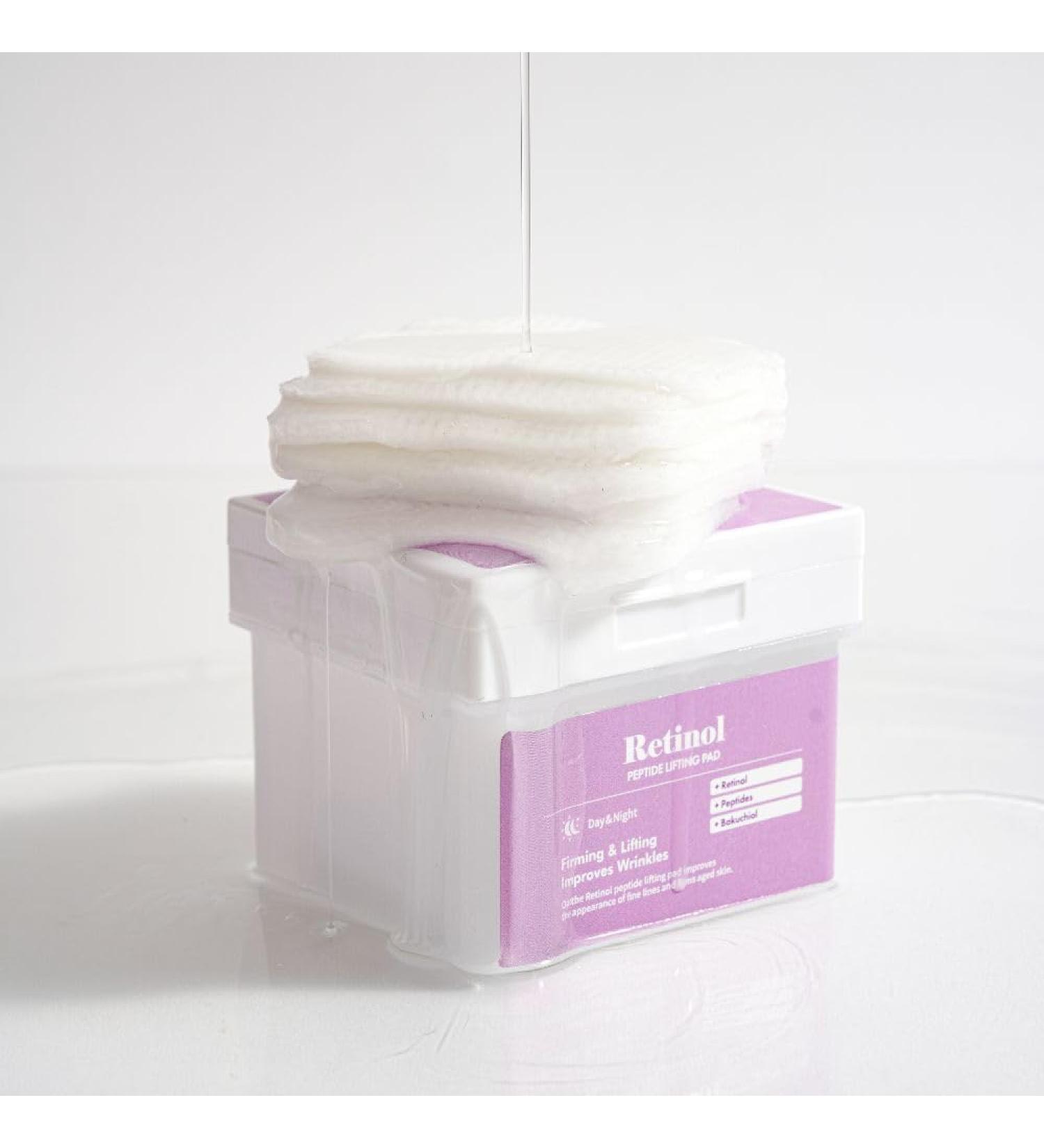 Oattbe Retinol & Peptide Lifting & Clearing Pads 120 Pads Anti-Aging Firming Hydrating & Exfoliating Skincare Solution - Buy Online on GoSupps.com