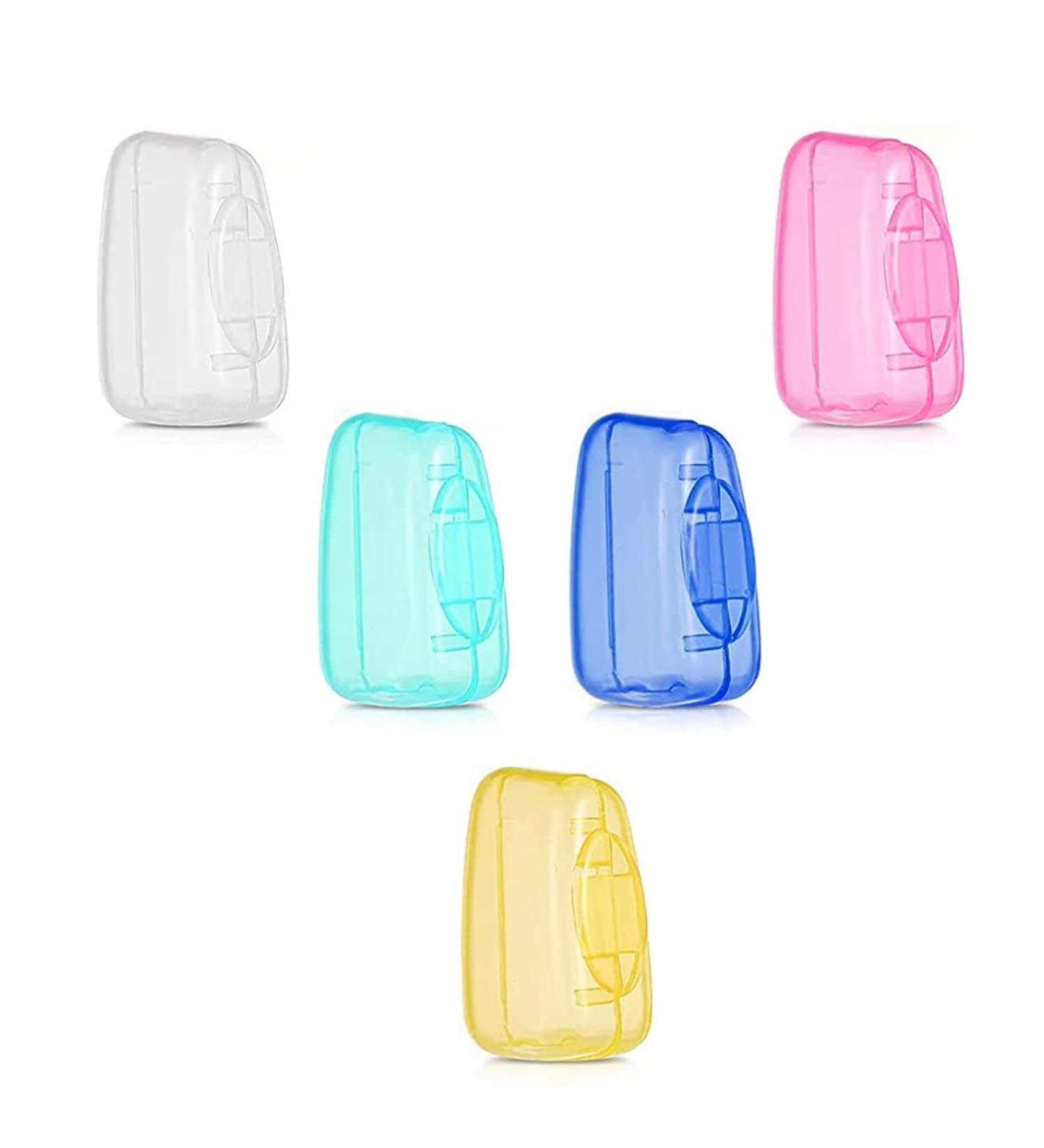 5-Pack Toothbrush Protectors | Multi-Colored Toothbrush Head Protectors for Home & Travel - Durable & Easy to Use - Buy Online on GoSupps.com