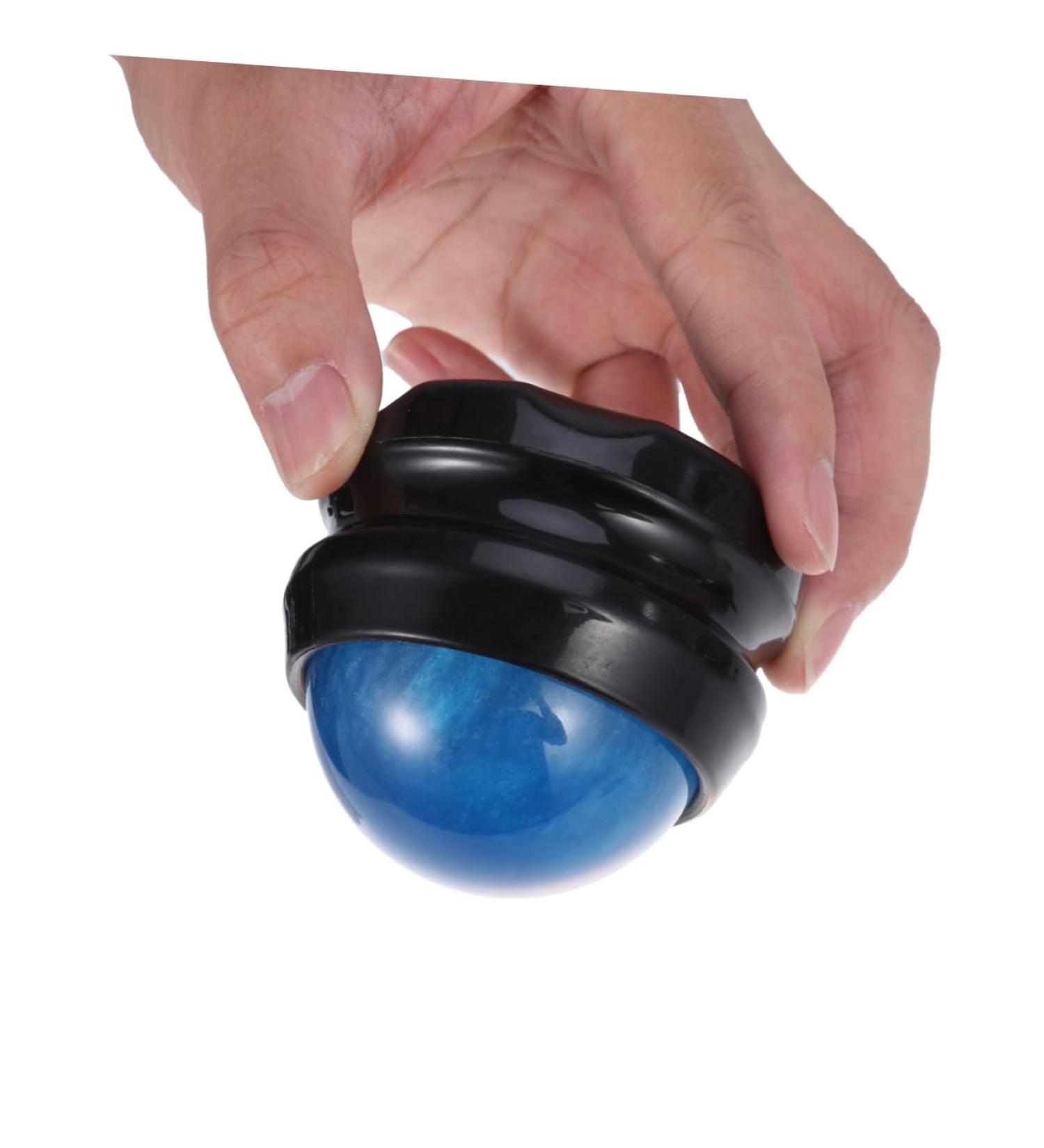 Buy Homsfou Medium Blue Massage Ball - Yoga Therapy & Muscle Roller Tool for Back Pain Relief - International Shipping Available - Buy Online on GoSupps.com