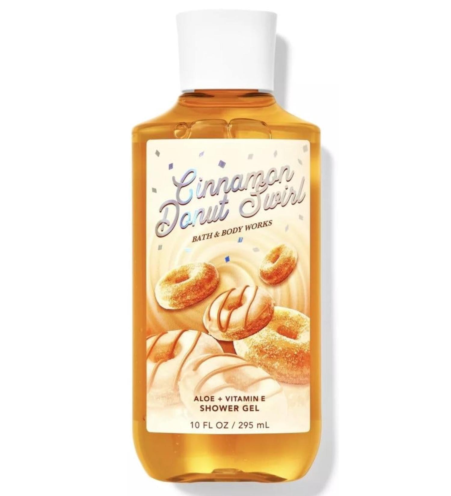 Bath Body Cinnamon Donut Swirl Shower Gel | 10 Fl Oz