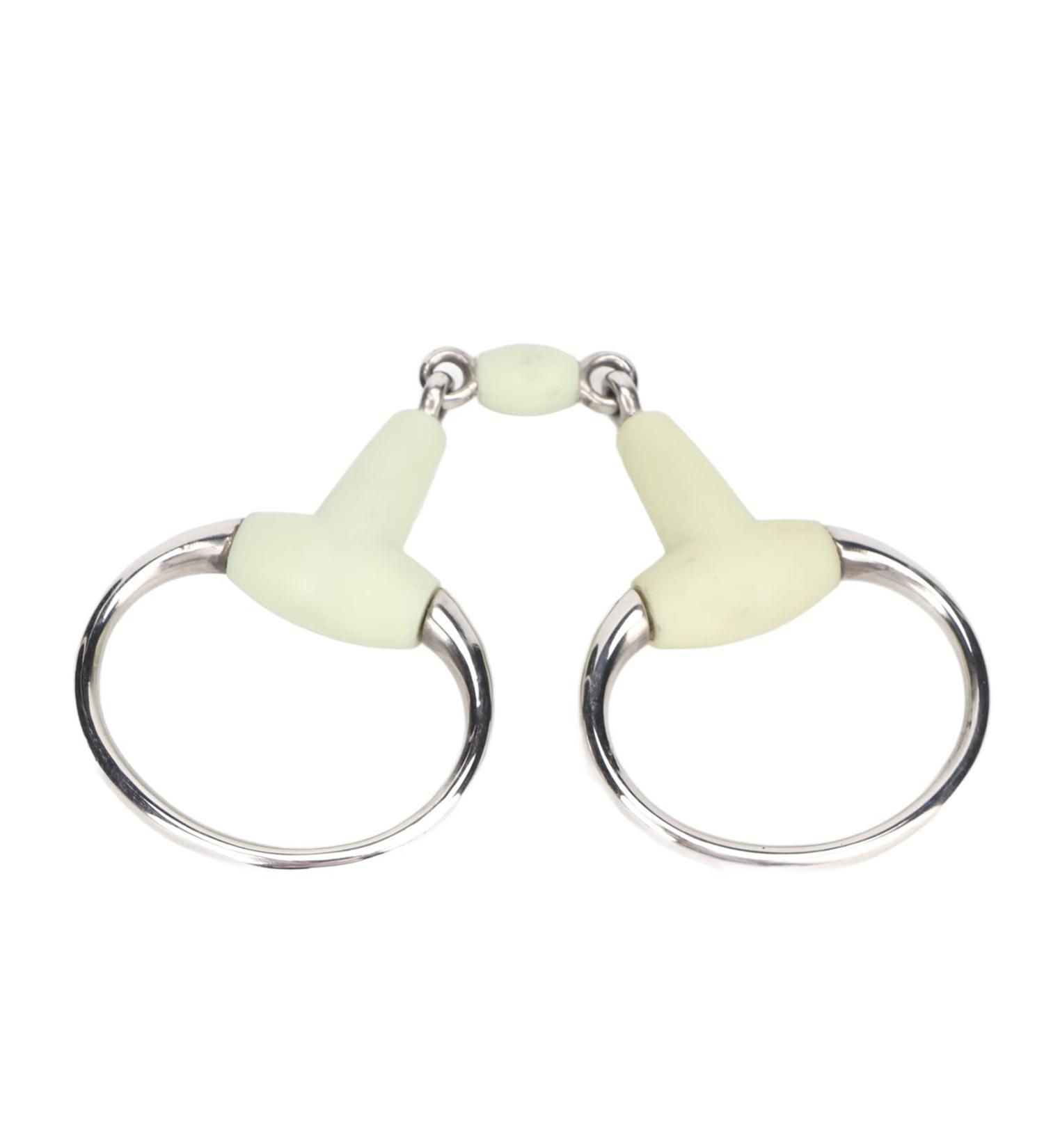 Flexman Stainless Steel Horse Bit with Rubber Wrap - Fruit Flavored Happy Mouth Bit for Training & Racing - International Shipping Available - Buy Online on GoSupps.com