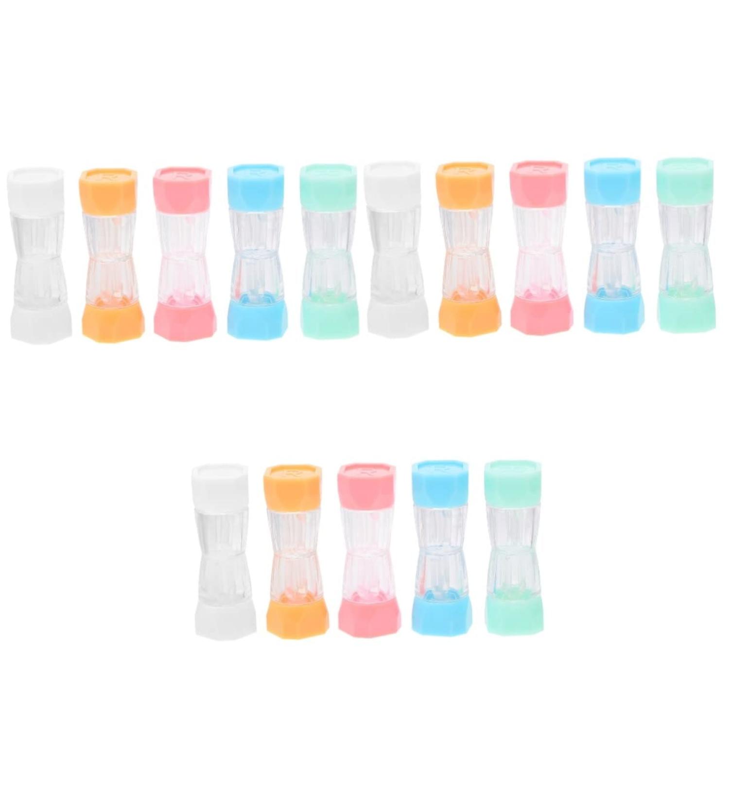 15 STK Contact Lens Container Holder - Colored Storage Boxes for Contact Lenses - Durable Tool Accessories - LINENETUI - Perfect for Different Colors - 3 Pieces 5.8x1.9x1 Inches - Buy Online on GoSupps.com