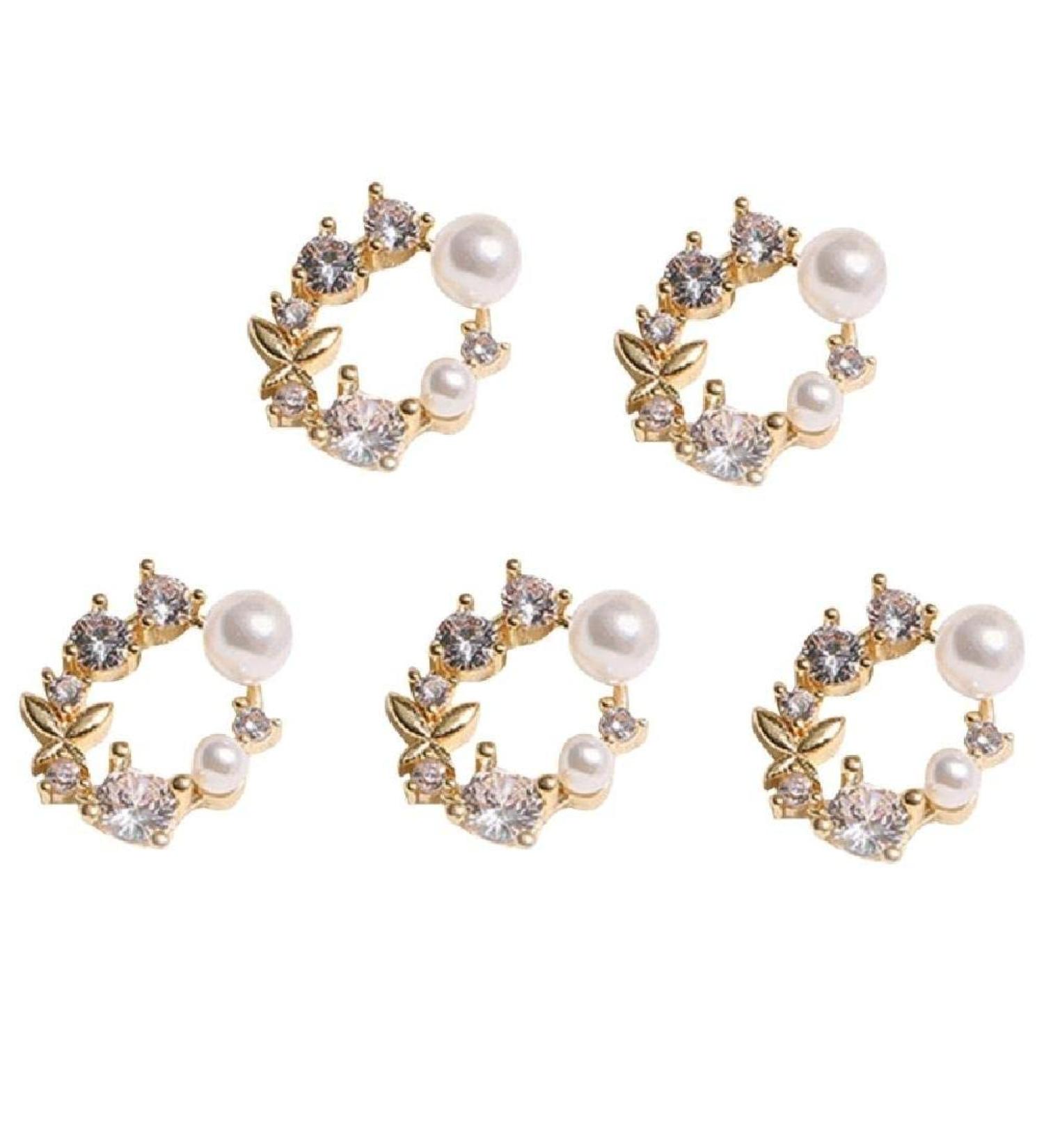 Heart/Crown 3D Art Rhinestones Jewelry Crystal for Women Girl Metal for Art - Buy Online on GoSupps.com