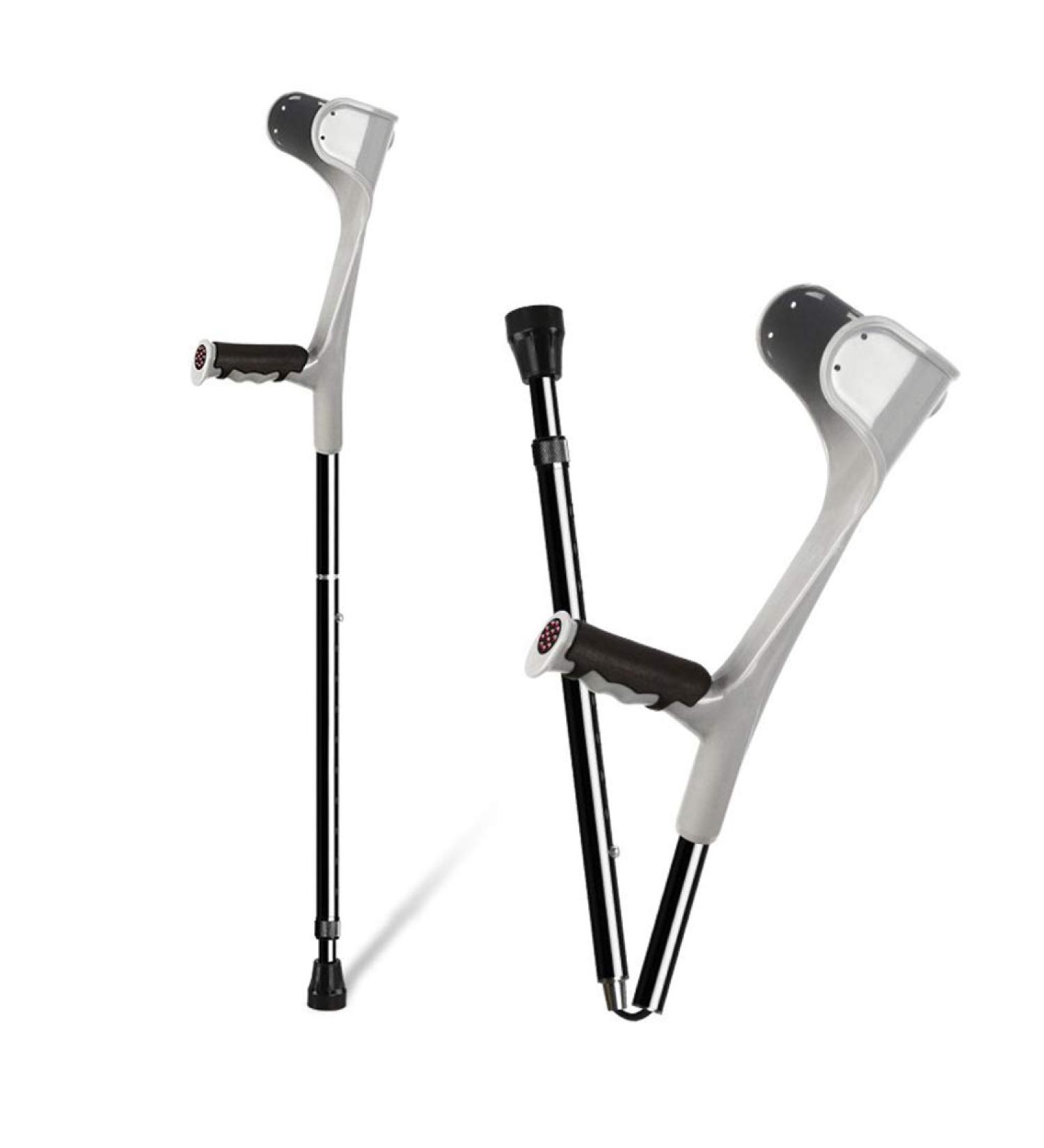 Folding Adult Elbow Forearm Crutches Collapsible Medical Arm Cuff Crutch Walker with Height Adjustable Portable Lightweight Aluminum Alloy Warm Life - Buy Online on GoSupps.com