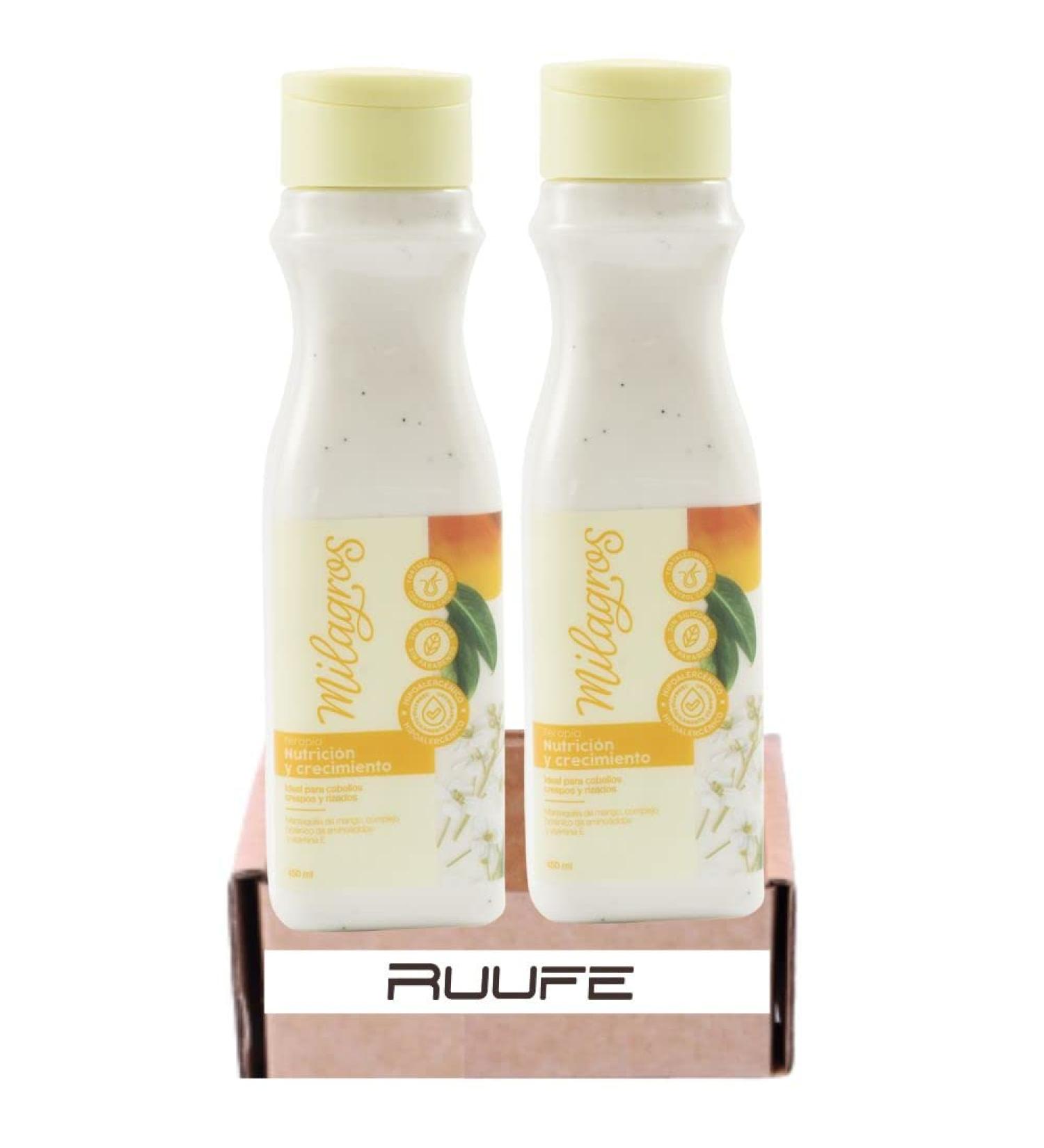 Milagros Tratamiento (2 pack) Ideal para cabello rizado Milagros Colombia tratamiento para cabellos crespos y risos milagros tratamiento capilar - Buy Online on GoSupps.com