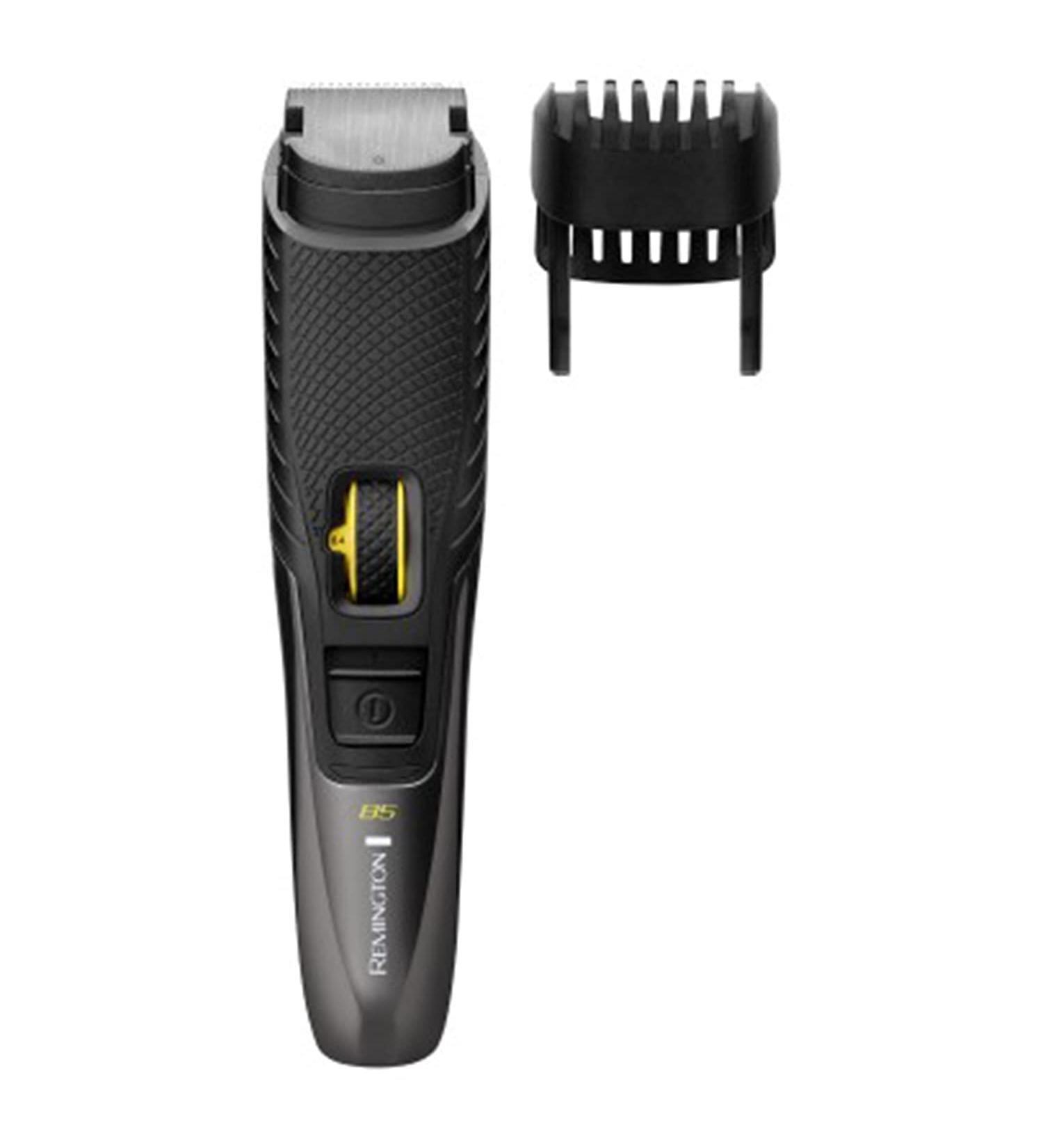 Remington B5 Style Series Cordless Beard Trimmer - Titanium Coated Blades, Adjustable Zoom Wheel - MB5000 Black/Dark Chrome - Buy Online on GoSupps.com