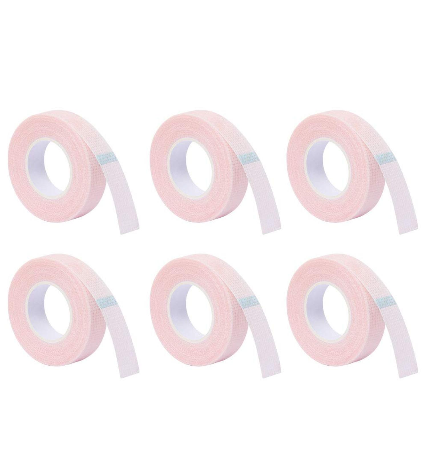 Fadlash Pink Eyelash Tape - 6 Rolls for Lash Extensions & Eyelash Tools | Best Eyelash Adhesive Tape - Buy Online on GoSupps.com