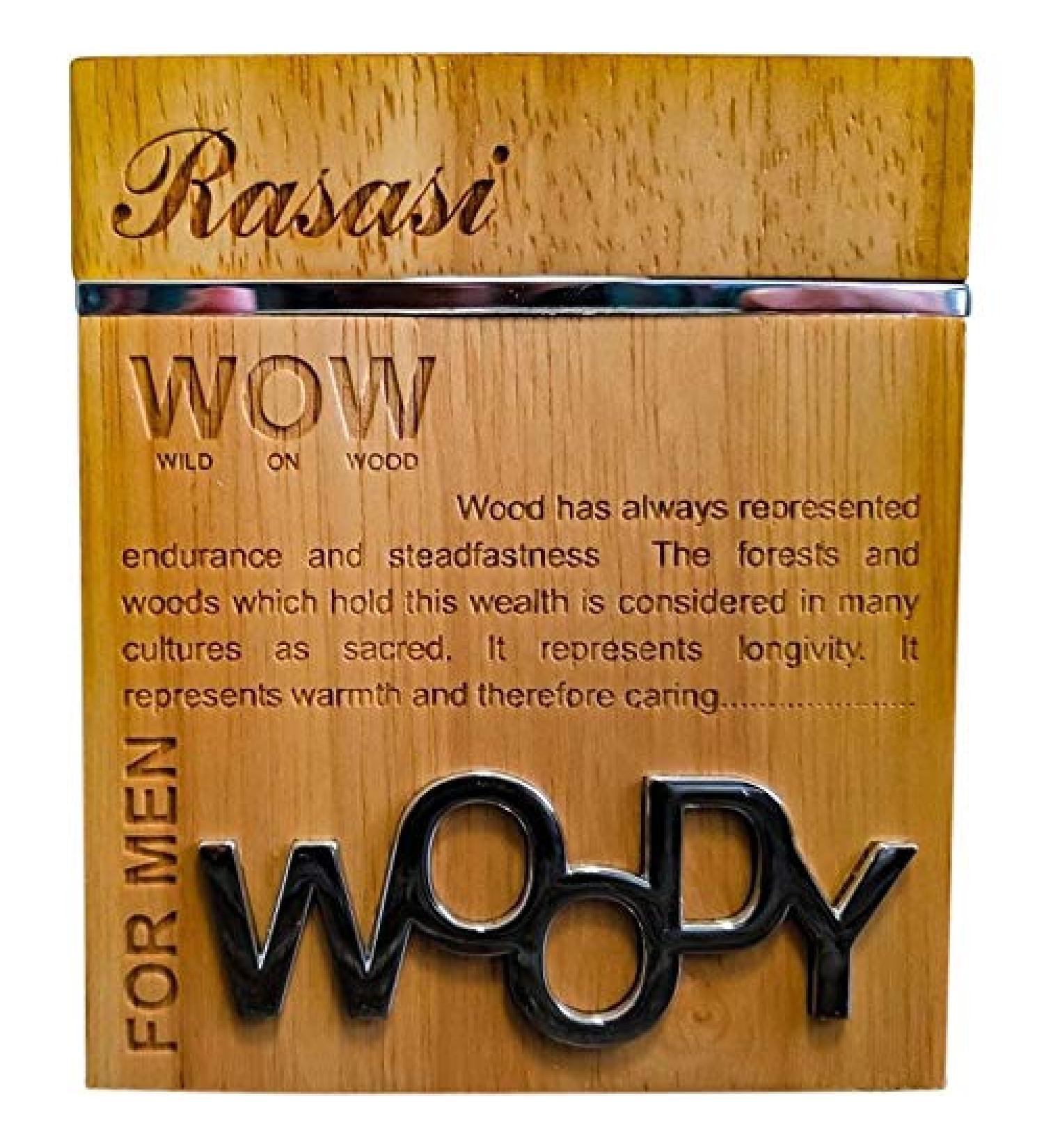 RASASI Woody for Men EDP - Eau de Parfum 60 ML (2 oz) | Fruity Scents | Stars Notes of Grapefruit Tangerine & Musk - Buy Online on GoSupps.com