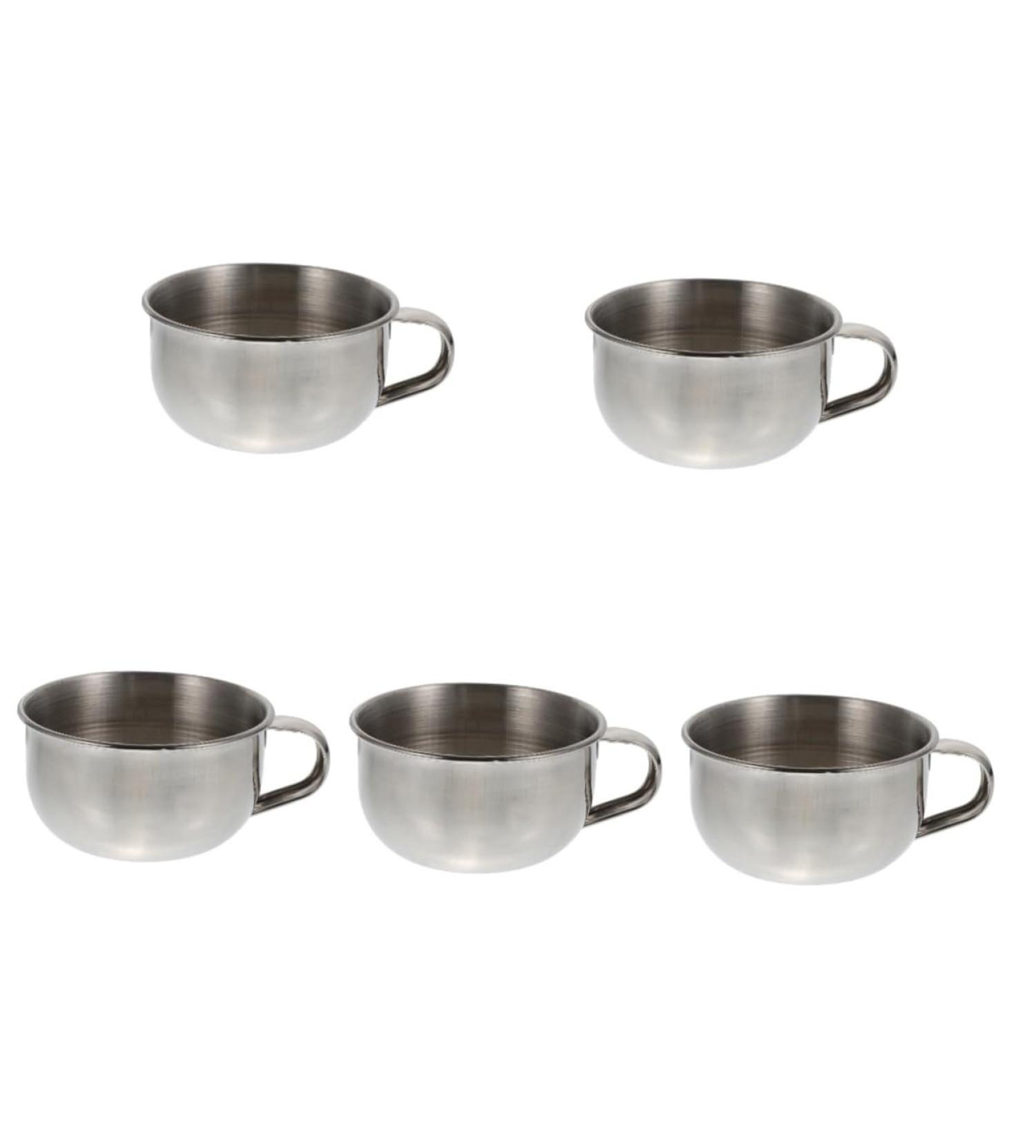 Beavorty 5 Pcs Shaving Soap Bowl Travel Set - Stainless Steel & Perfect for International Shipping - Buy Online on GoSupps.com
