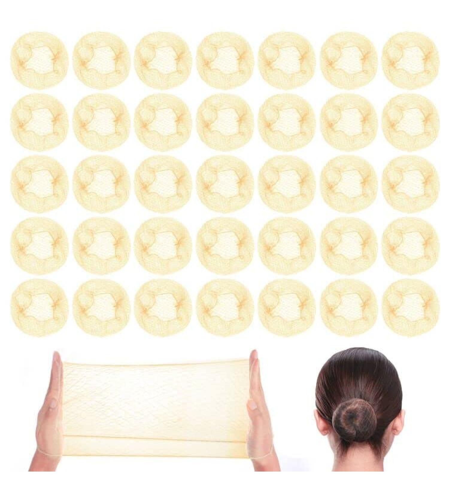 Uraqt 35-Piece Invisible Elastic Hair Networks - Premium Nylon Hair Buns for Women & Girls Ideal for Ballet & Dance - Buy Online on GoSupps.com