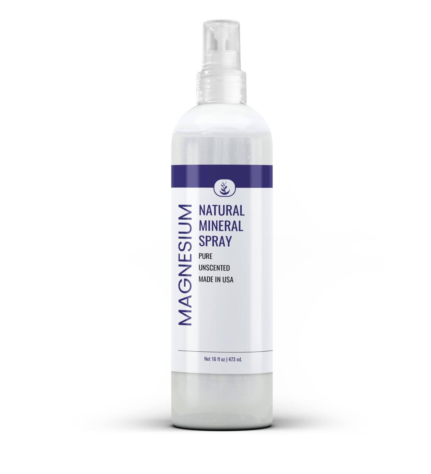 Pure Original Magnesium Oil Spray (16 fl oz) - Pure & Unscented - Made in USA - Buy Online on GoSupps.com