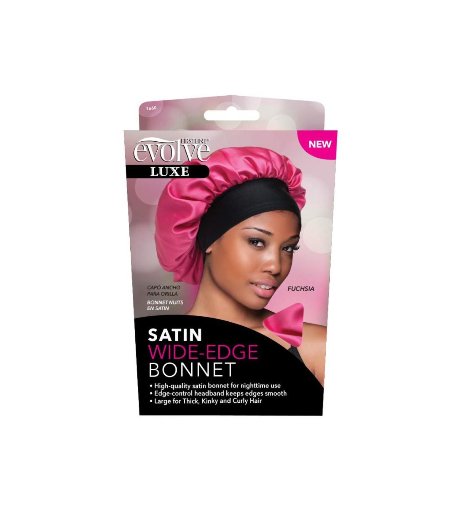 Firstline Firstline evolve fuchsia satin wide edge bonnet  Pink