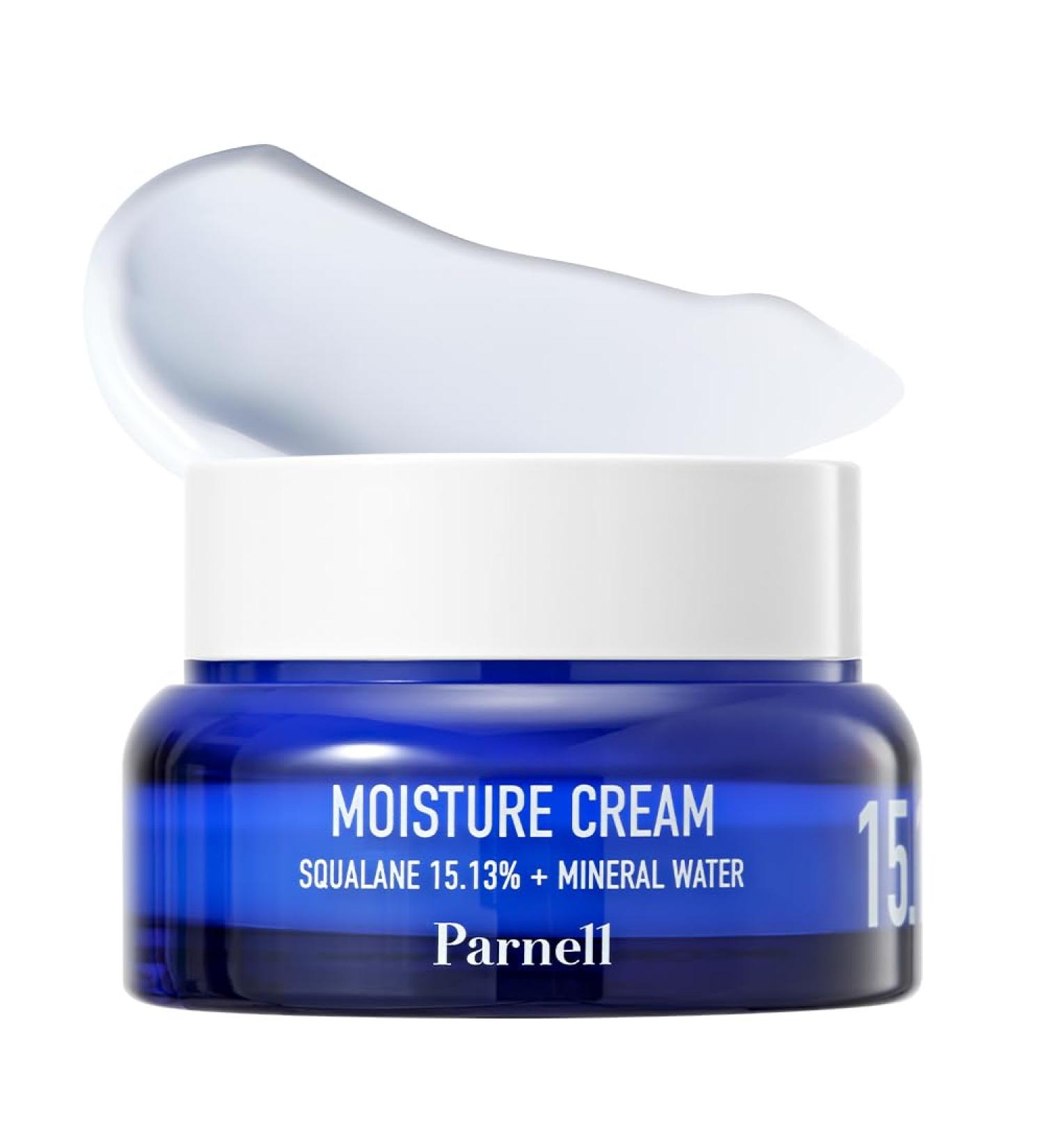 Parnell Squalane 15.13 Mineral Water Moisture Cream K-Beauty Deep Hydrating Face Moisturizer for Dry Sensitive Skin (1.69 fl. oz / 50ml) - Buy Online on GoSupps.com