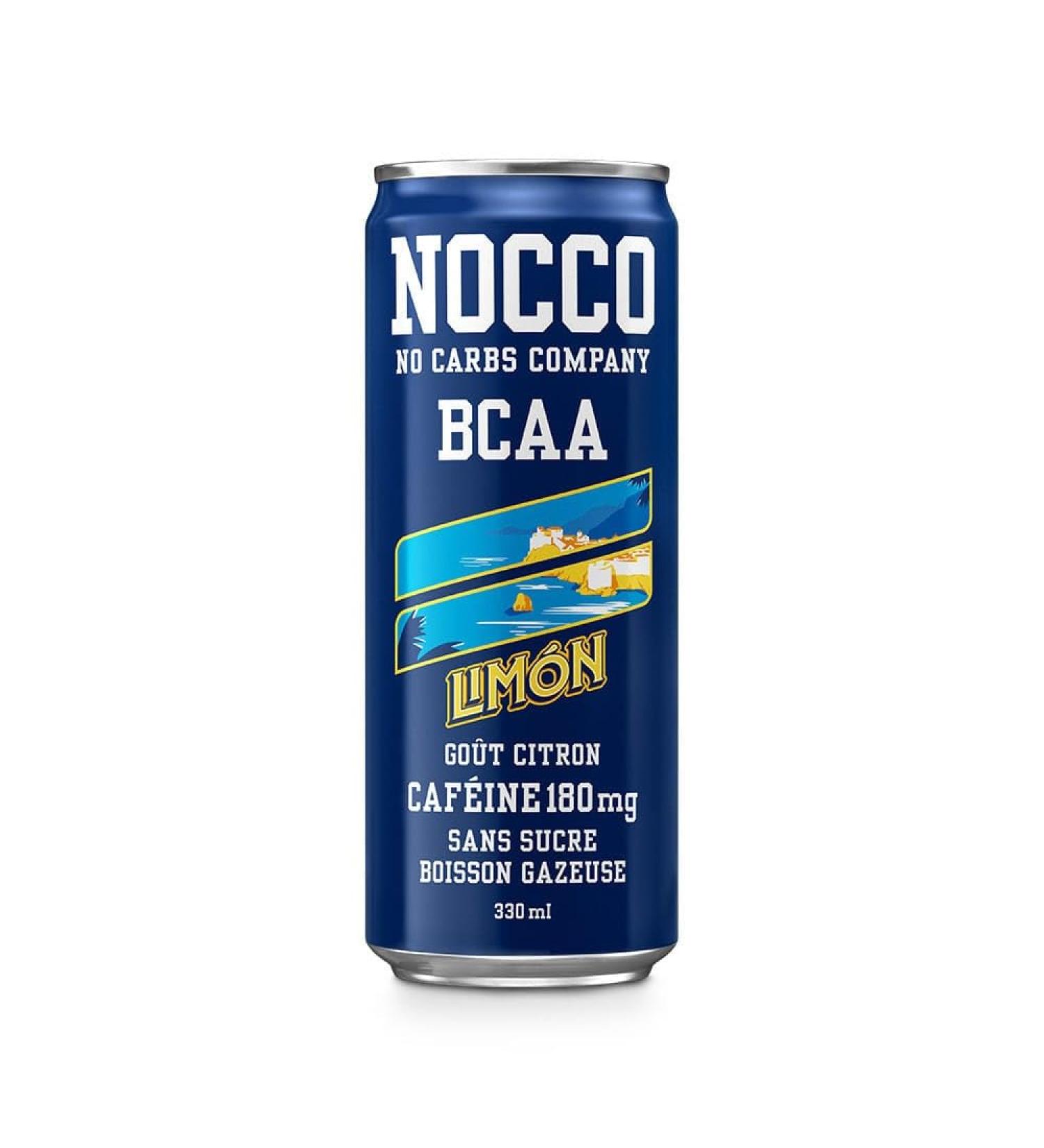 Nocco | NOCCO Bcaa Drink (330ml) | BCAA Drinks | Soft Drink Enriched with Amino Acids, Vitamins and Caffeine
