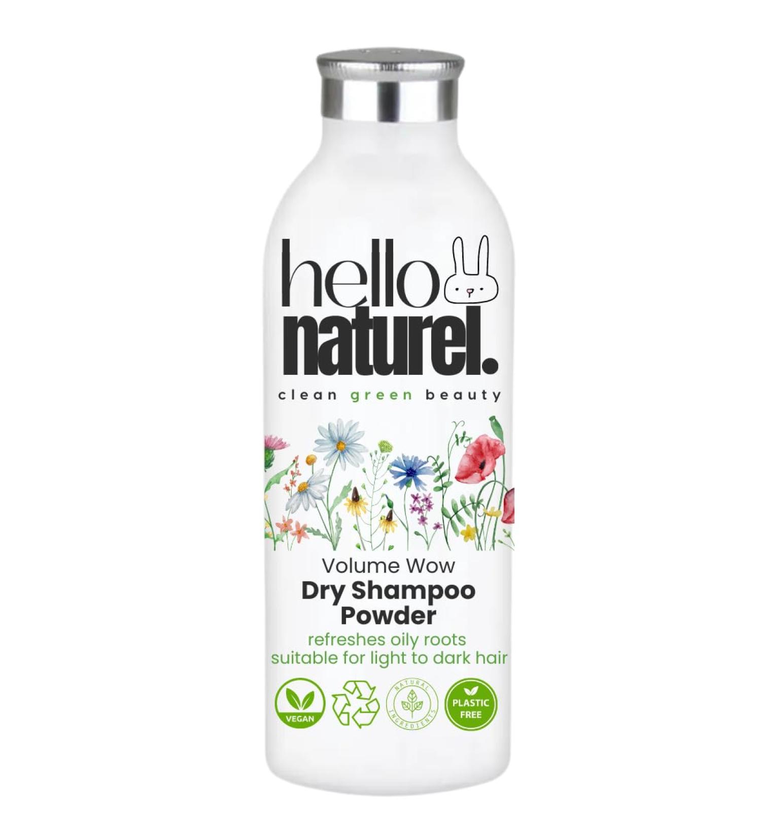 Dry Shampoo Powder | Benzene Free & Non-Aerosol | 100% Natural Vegan Formula | Large Size | Long Lasting & Recyclable | Shop Internationally - Buy Online on GoSupps.com