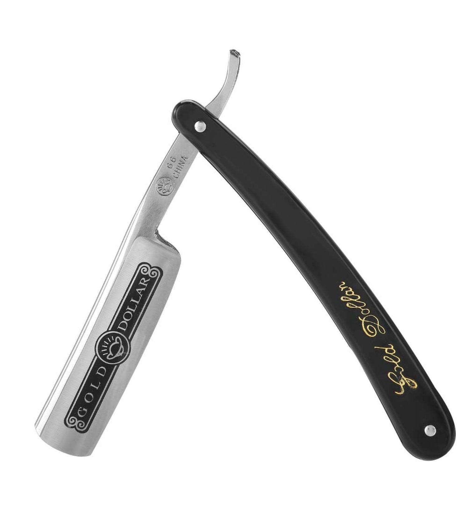 ANGGREK Stainless Steel Barber Razor | Classic Straight Blade Razor for a Perfect Shave | International Shipping Available - Buy Online on GoSupps.com