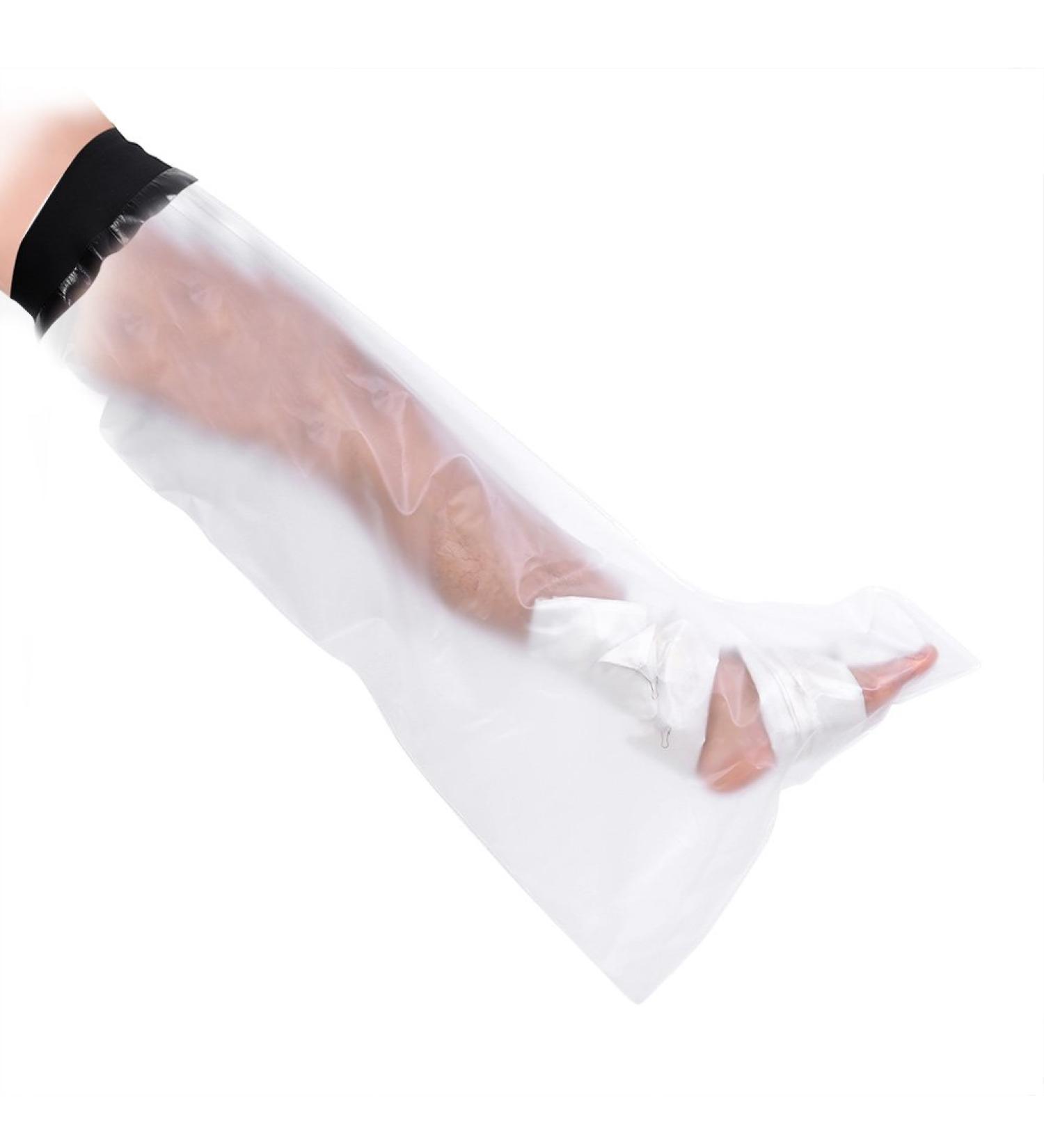 Super Waterproof Plaster & Bandage Protector for Bath/Shower - Adult Leg Long | Best Durable Medical Protection - Buy Online on GoSupps.com