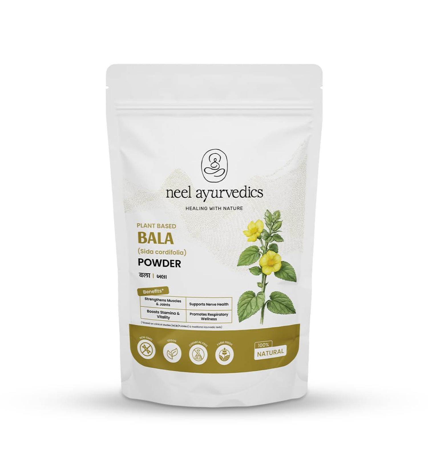 Neel Ayurvedics Bala Powder 300 GM - Buy Online on GoSupps.com