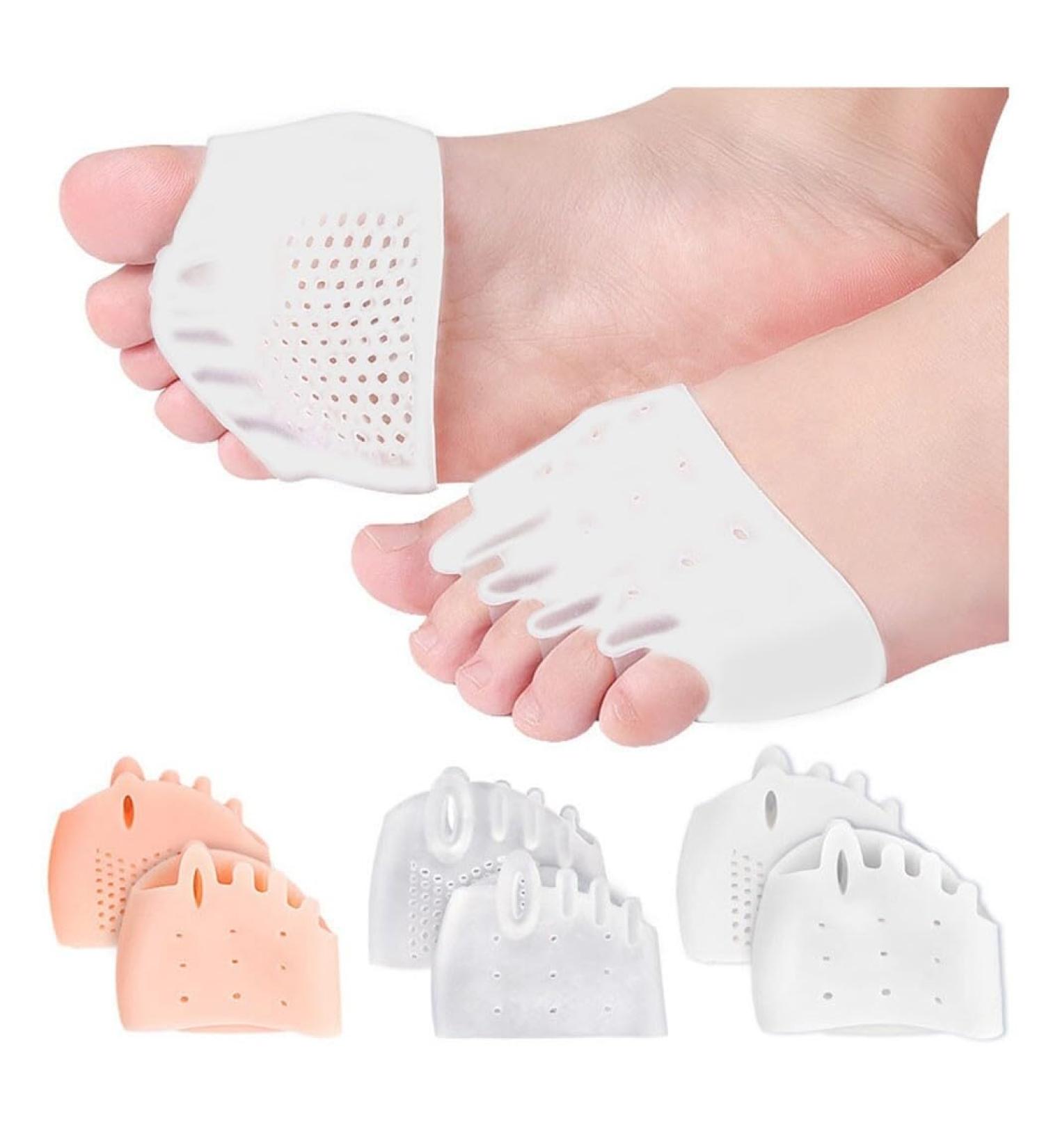 Metatarsal Gel Pads - Breathable Soft Reusable Forefoot Cushions for Pain Relief | Professional Quality - Buy Online on GoSupps.com