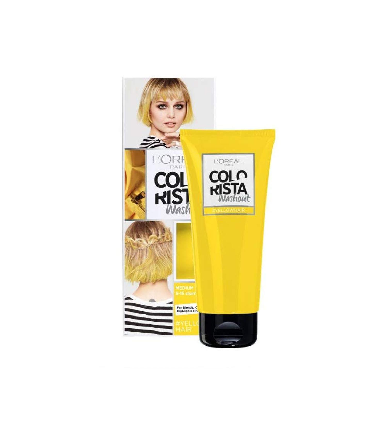 L'Oréal Paris Colorista Washout Yellow Hair - 80 ml tube