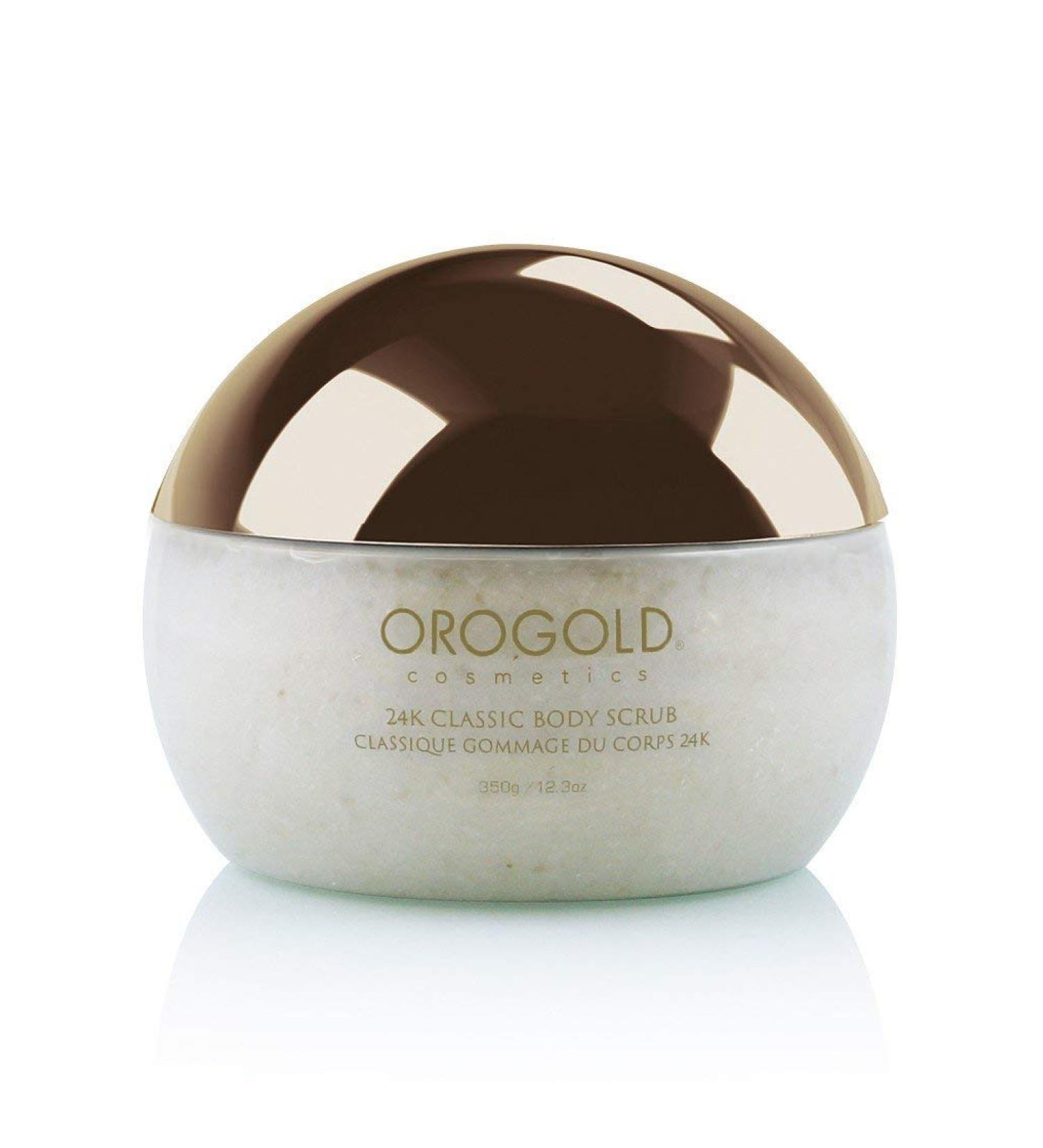 Orogold 24K White Gold Classic Body Scrub Exfoliator - 275g | Luxury Skincare for Radiant Skin - Buy Online on GoSupps.com