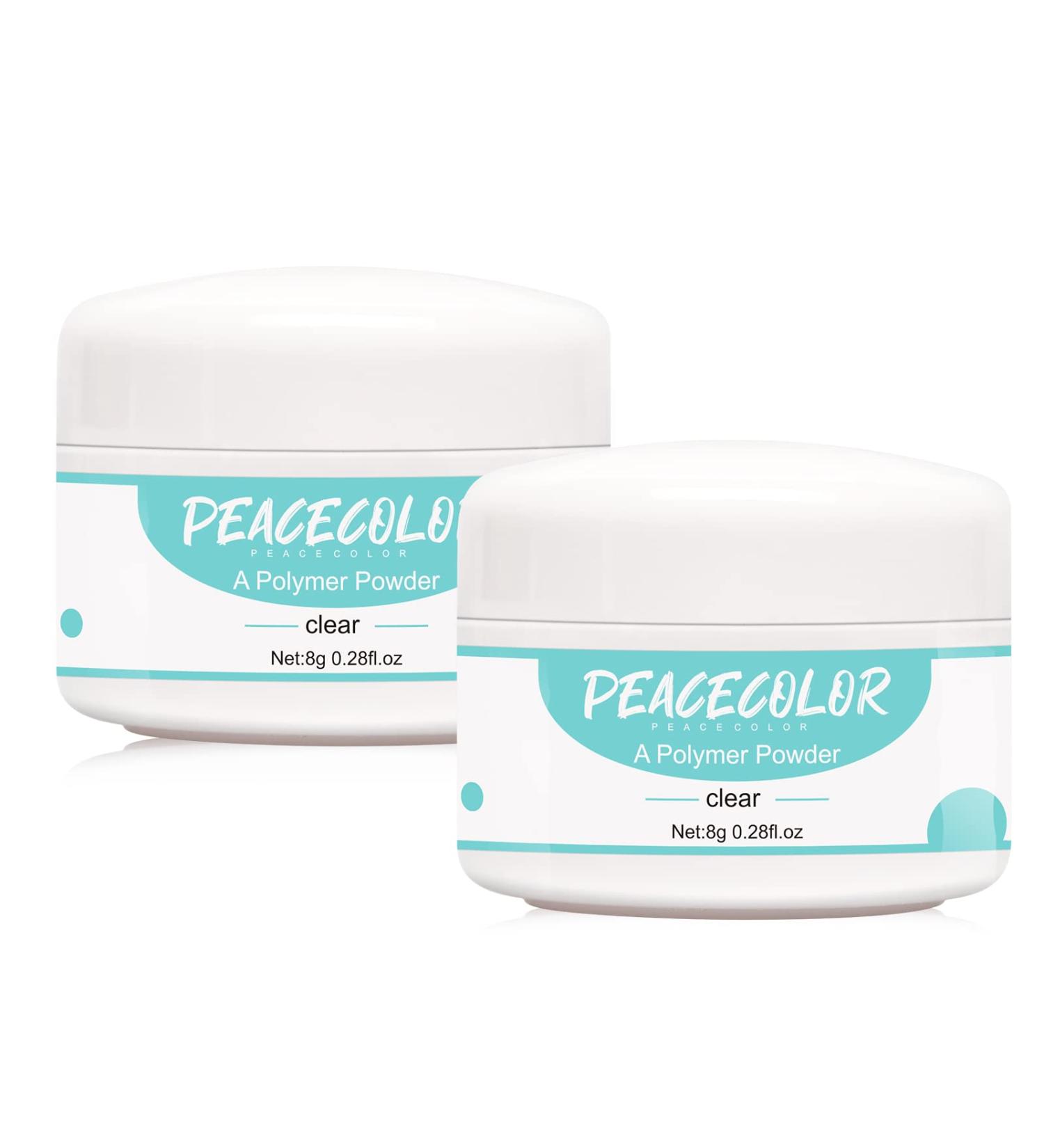PEACECOLOR 8G 2PC Acrylic Nail Kit Clear Acrylic Powder Set Professional Acrylic Nail Powder Long Lasting for Extension Nail Art Acrylic Nail Supplies Sets for Nails Beginners Home DIY Use color 168 - Buy Online on GoSupps.com