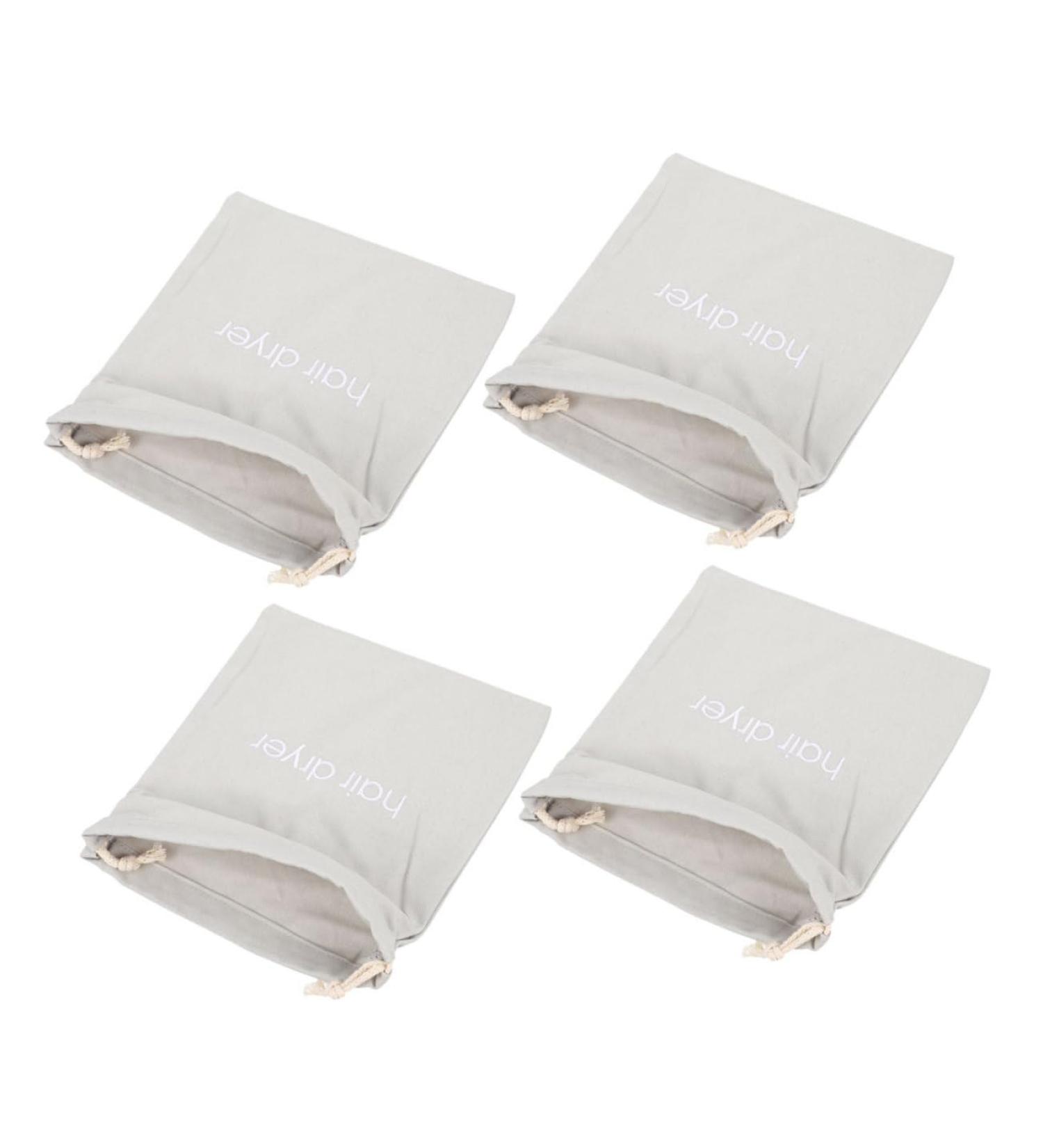 VINTORKY 4pcs Hair Dryer Storage Bag Hair Dryer Bags Cosmetic Bags Travel Hair Dryer Bag Practical Bags Drawstring Bags Creative Storage Bag Storage Organizers Hair Dryer Carrying Bags 33.00X30.00X0.50CM Light Grey - Buy Online on GoSupps.com