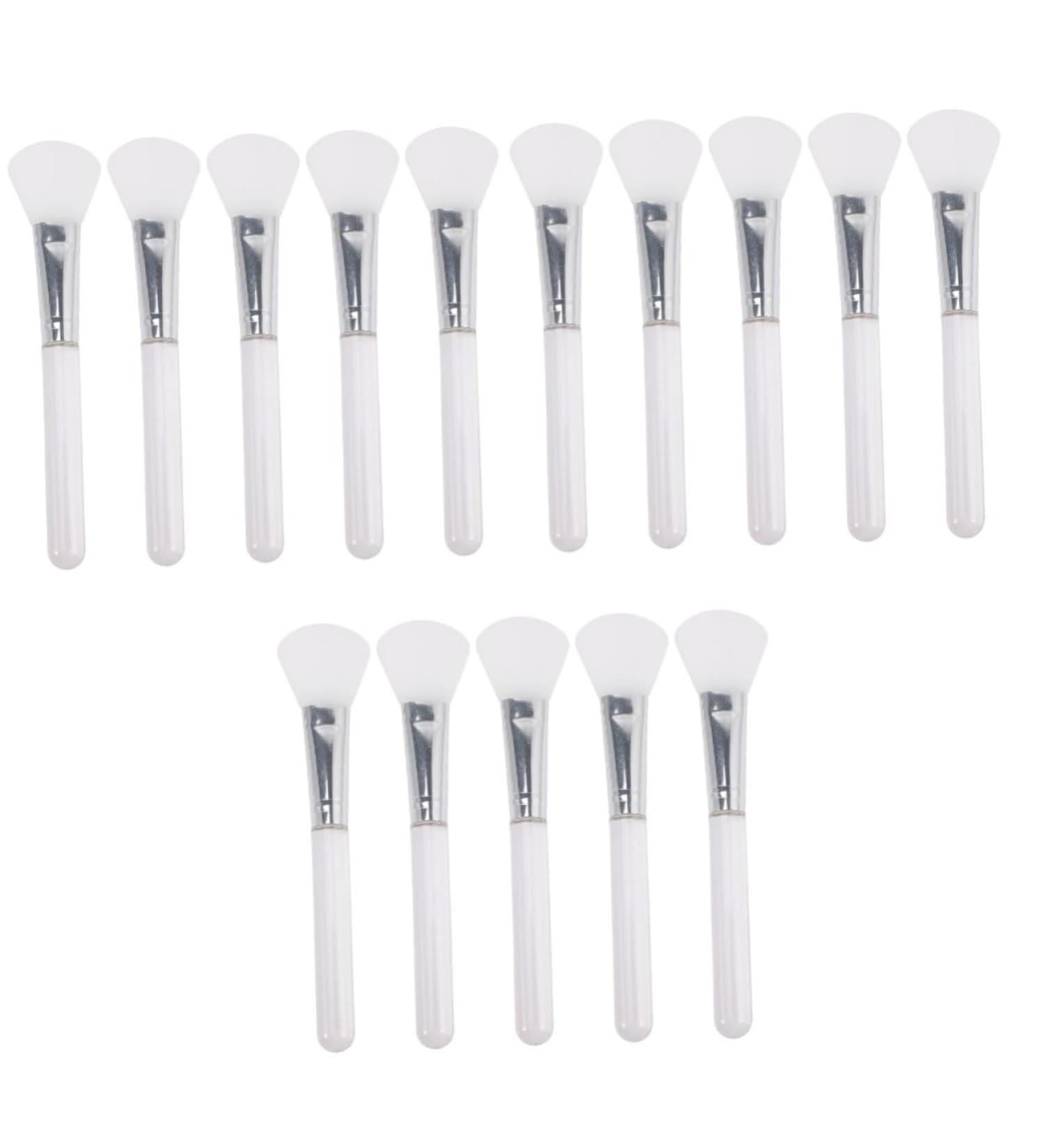 15 Pieces Transparent Brush Applicator Silicone Brush for Face Skin Care Tools Beauty Tools Silicone Face Brush Body Applicator Brush - Buy Online on GoSupps.com