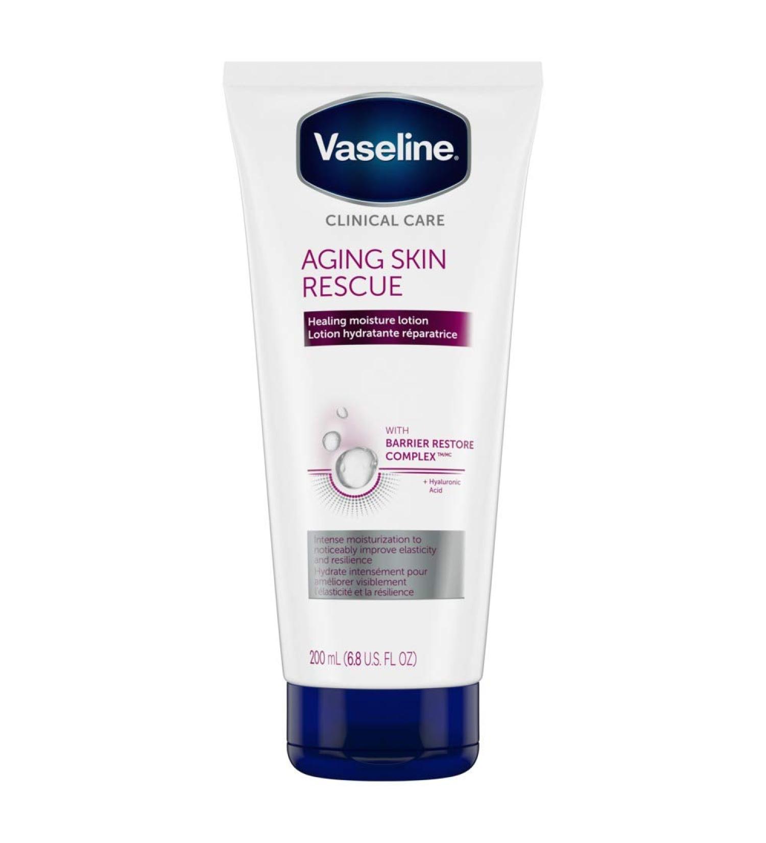 Vaseline Clinical Care Aging Skin Rescue Hand & Body Lotion 6.8oz - Nourishing Hydration for All Skin Types Pack of 1 - International Shipping Available - Buy Online on GoSupps.com