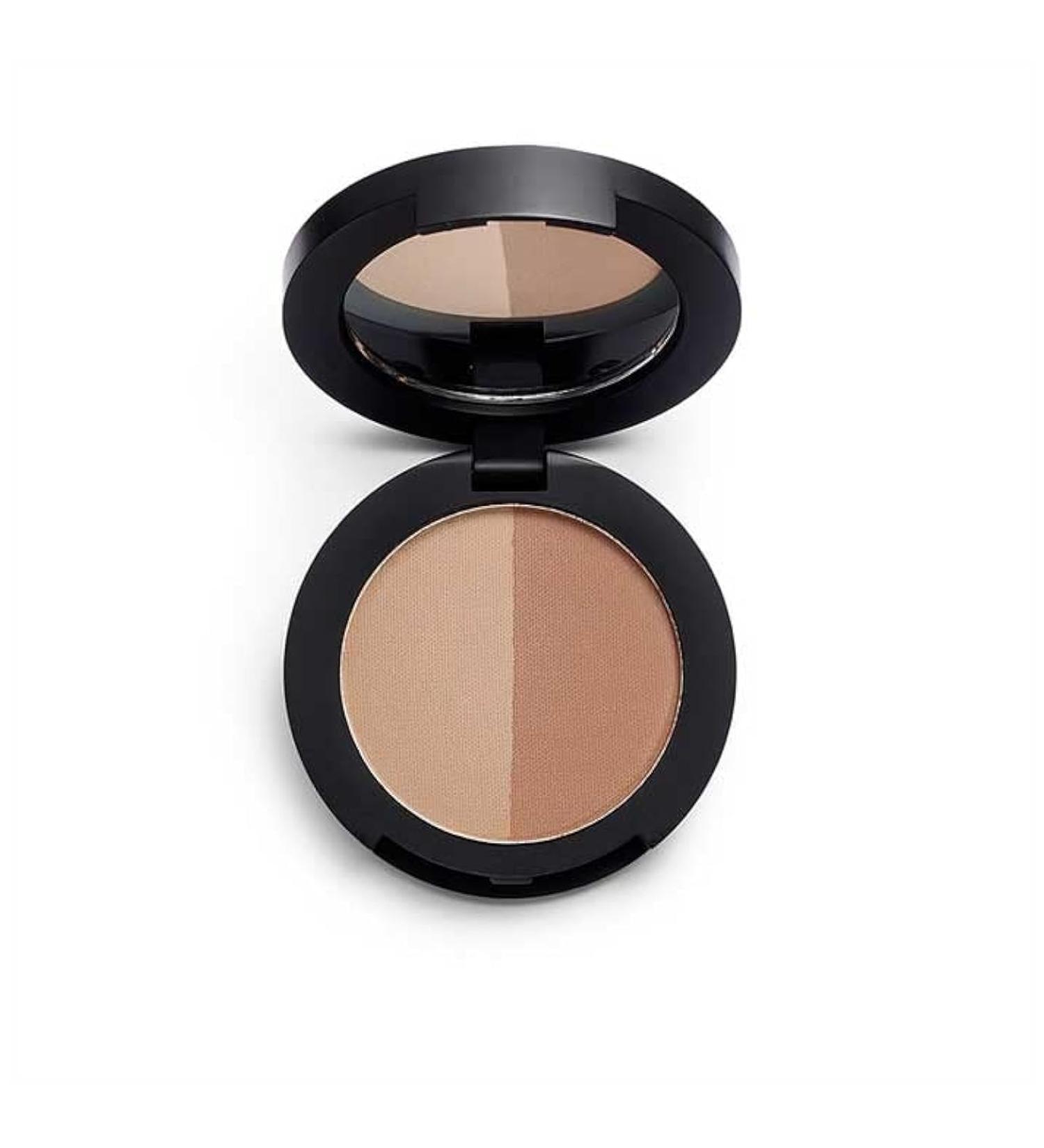 Makeup Revolution - Duo Brow Powder - Soft Brown - Buy Online on GoSupps.com