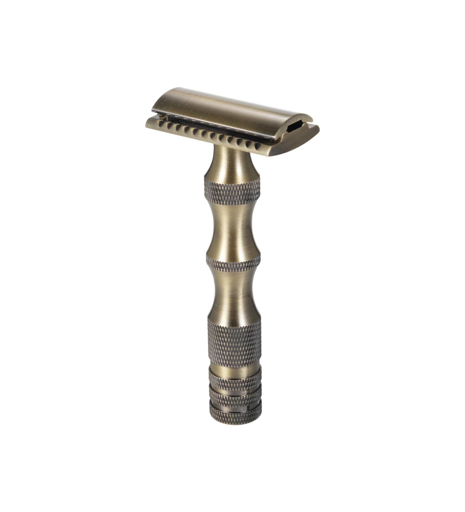 Layhou Men's Vintage Manual Safety Razor | Double Edge Shaving Razor for a Close Comfortable Shave - International Shipping Available - Buy Online on GoSupps.com