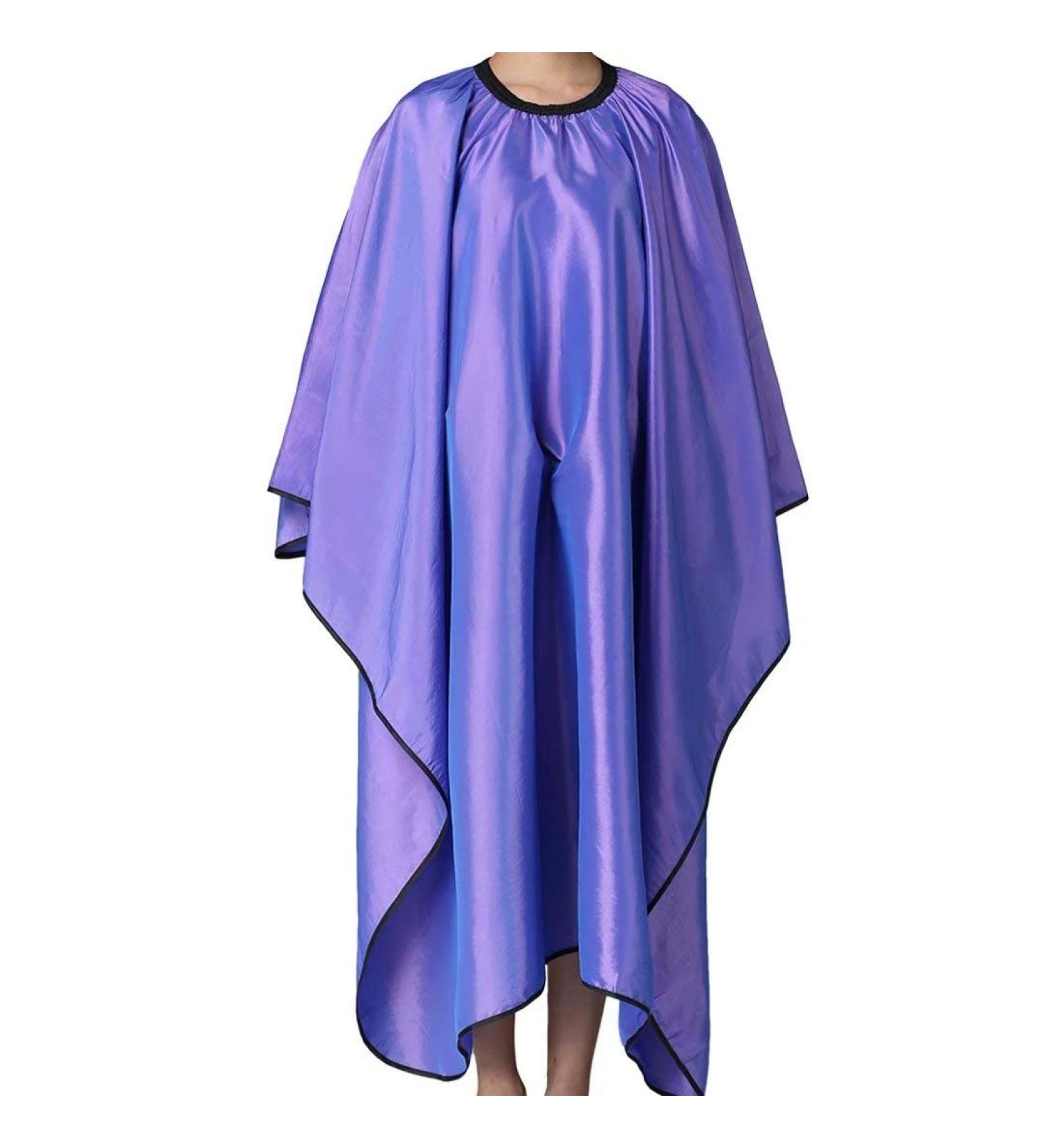 Iusmnur Professional Barber Cape - Adjustable Metal Clip, 55 x 63 inches, Purple - Buy Online on GoSupps.com