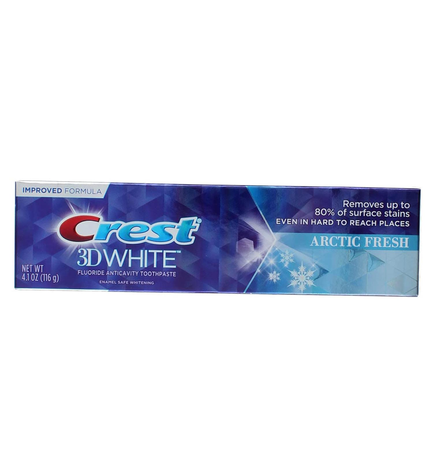 Crest 3D White Fluoride Anticavity Toothpaste - Arctic Fresh 4.1 oz | Buy Internationally Online - Buy Online on GoSupps.com