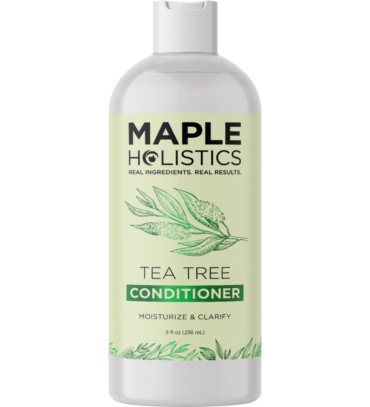 Tea Tree Oil Conditioner for Dry/Oily Hair - Sulfate-Free & Cleansing - Dry Scalp Care - 8 Fl Oz - Buy Online on GoSupps.com