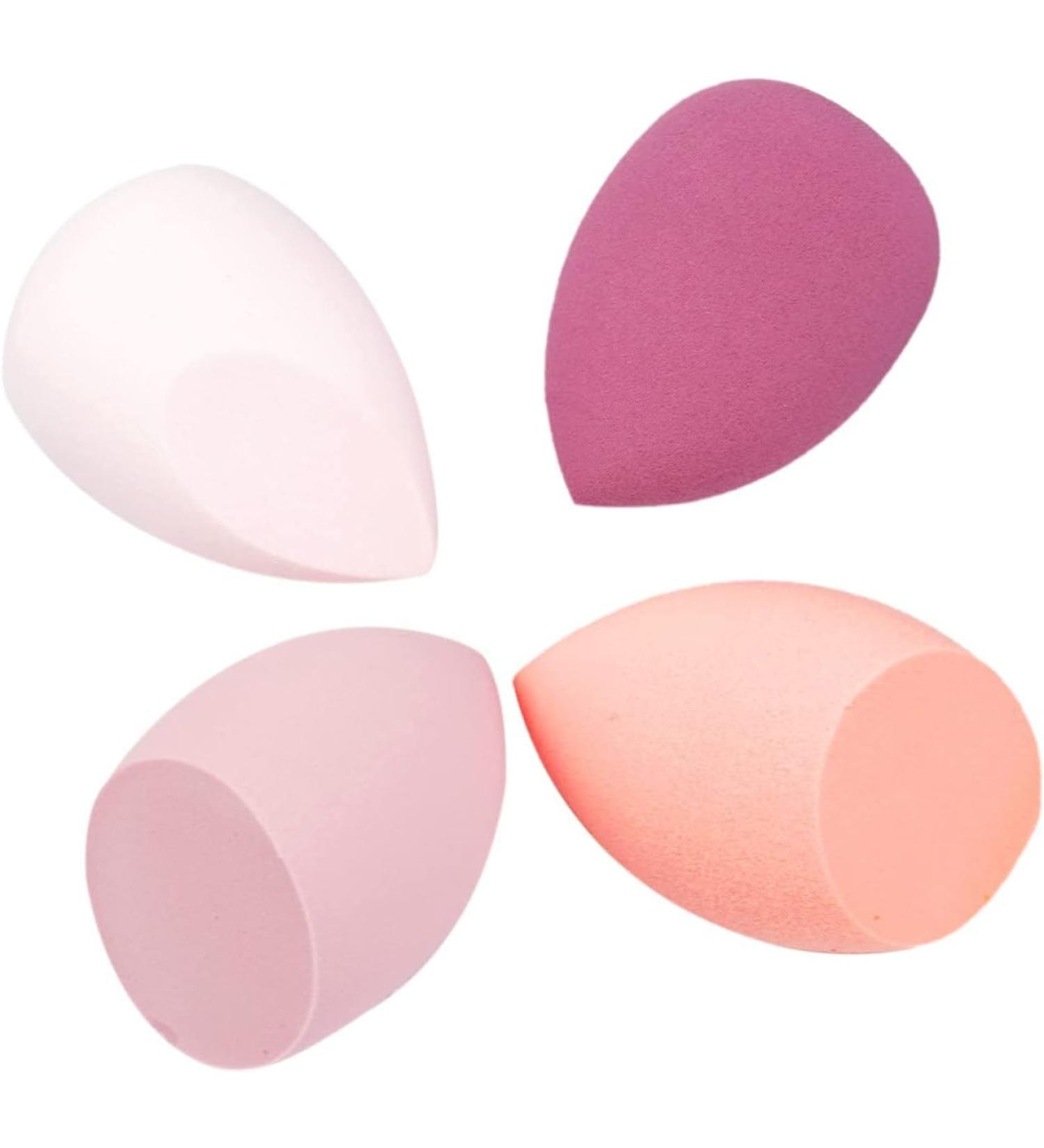 4 pieces Professional Makeup Sponges Set - Blender for Foundation Touch Ups Latex-Free Dry and Wet use - Buy Online on GoSupps.com