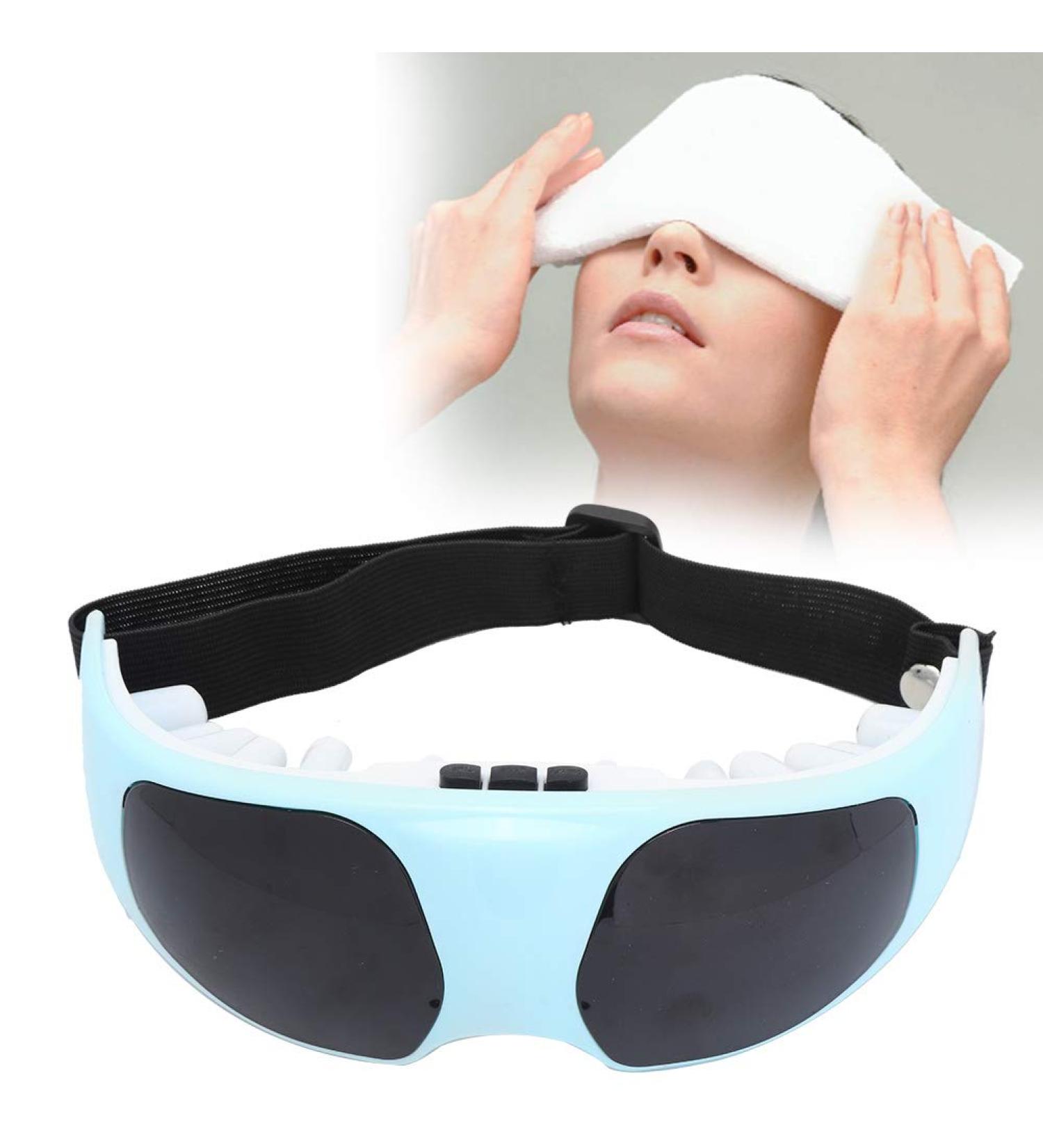 Intelligent Eye Massage Device with Heat - Reduce Eye Fatigue Tear Bags & Wrinkles for Office Workers & Drivers - Buy Online on GoSupps.com
