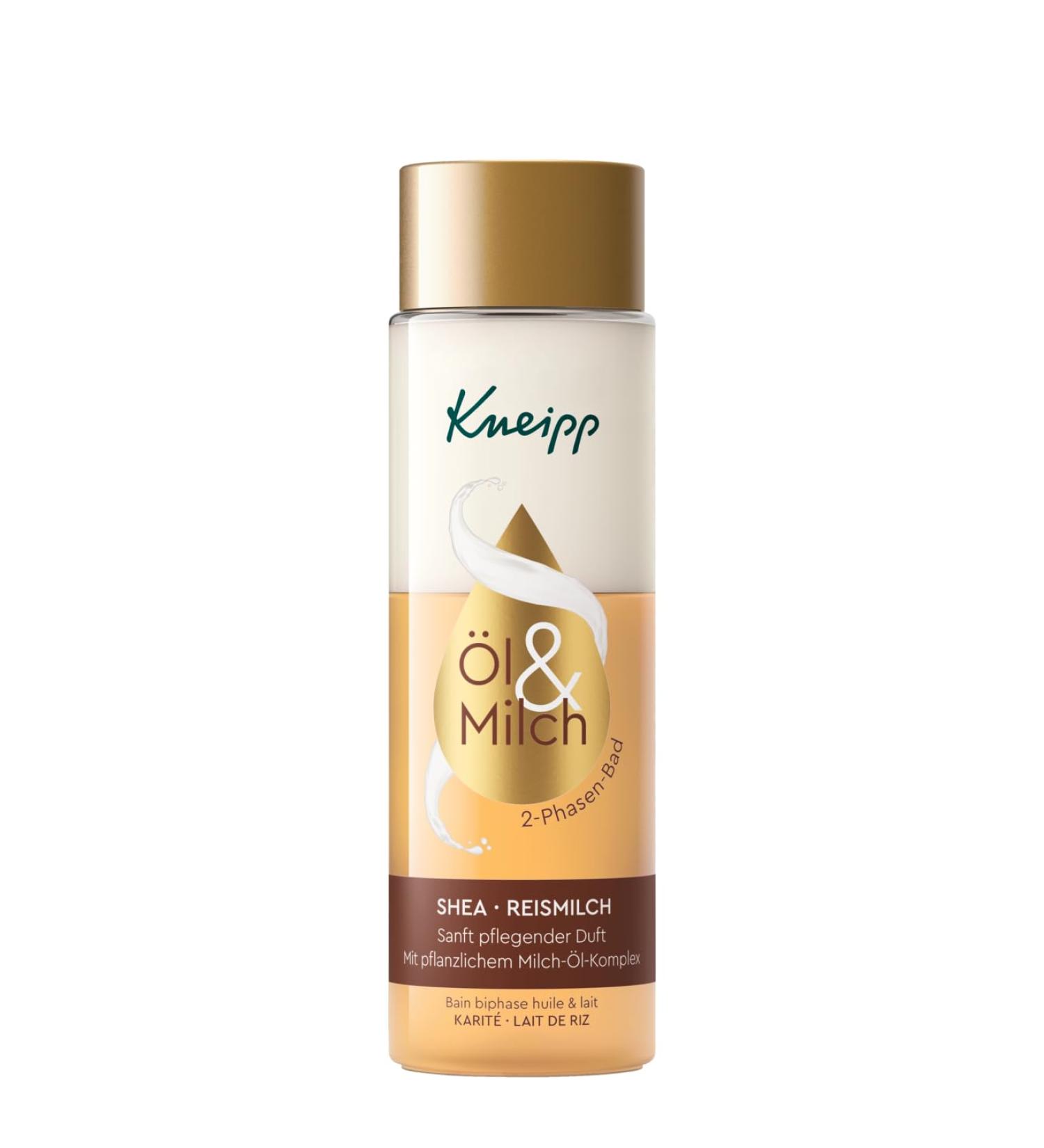 Kneipp 2-Phase Bathroom Shea Rice Milk - Luxurious Bath Additive Gentle Care & Cleaning 250ml | International Shipping - Buy Online on GoSupps.com