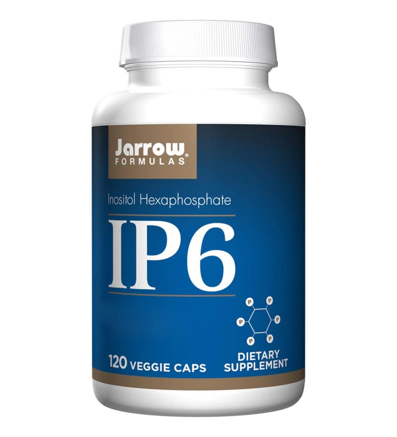 Jarrow Formulas IP6 Inositol Hexaphosphate 500mg - 120 Vegan Capsules | Lab-Tested, Gluten-Free, Non-GMO - Buy Online on GoSupps.com