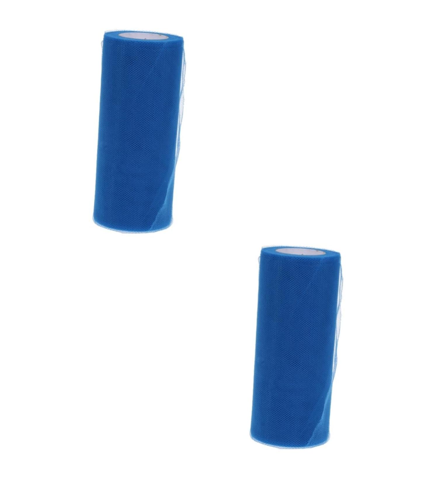 VILLCASE 2pcs Roll White Tulle Fabric Ribbons for Presents Tissue Bolt Banquet United States The Flowers Dark Bluex2pcs mediumx2pcs - Buy Online on GoSupps.com