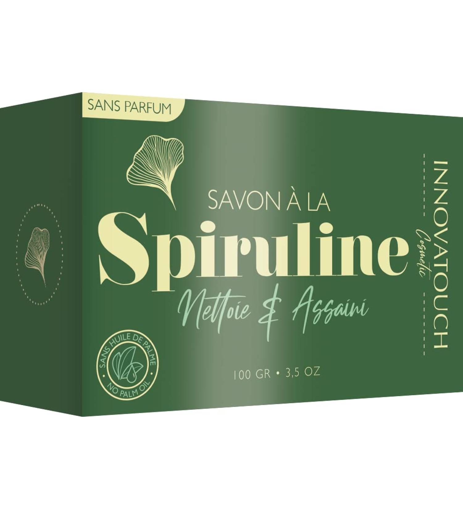 Innovatouch Innovatouch Cosmetic Spirulina Cleansing Soap 100g - Moisturizes & Antioxidant & Sanitizer - Sensitive Skin