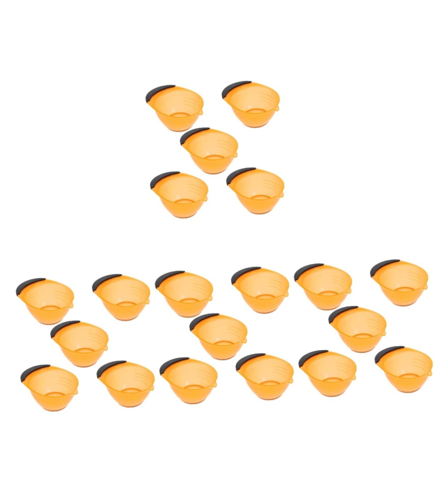 FRCOLOR 20-Piece Hair Color Mixing Bowl Set - Professional Salon Tools | Durable PP Shells for Hairdressing - 16.5x12.2x7cm - Ideal for International Shipping - Buy Online on GoSupps.com