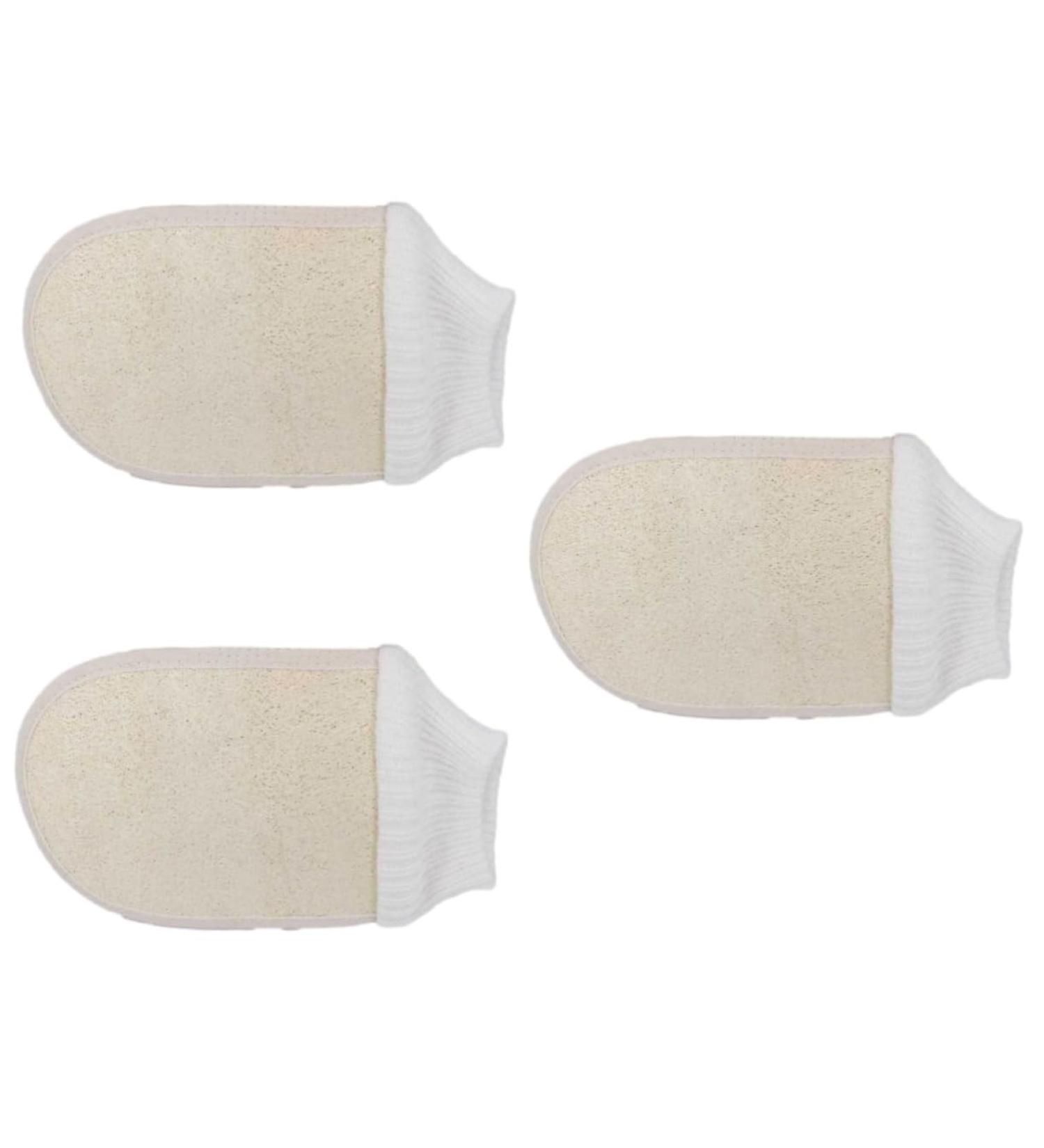 Beaupretty 3pcs Loofah Sponge Pads - Exfoliating Scrubber & Matt for Smooth Skin | International Shipping Available - Buy Online on GoSupps.com