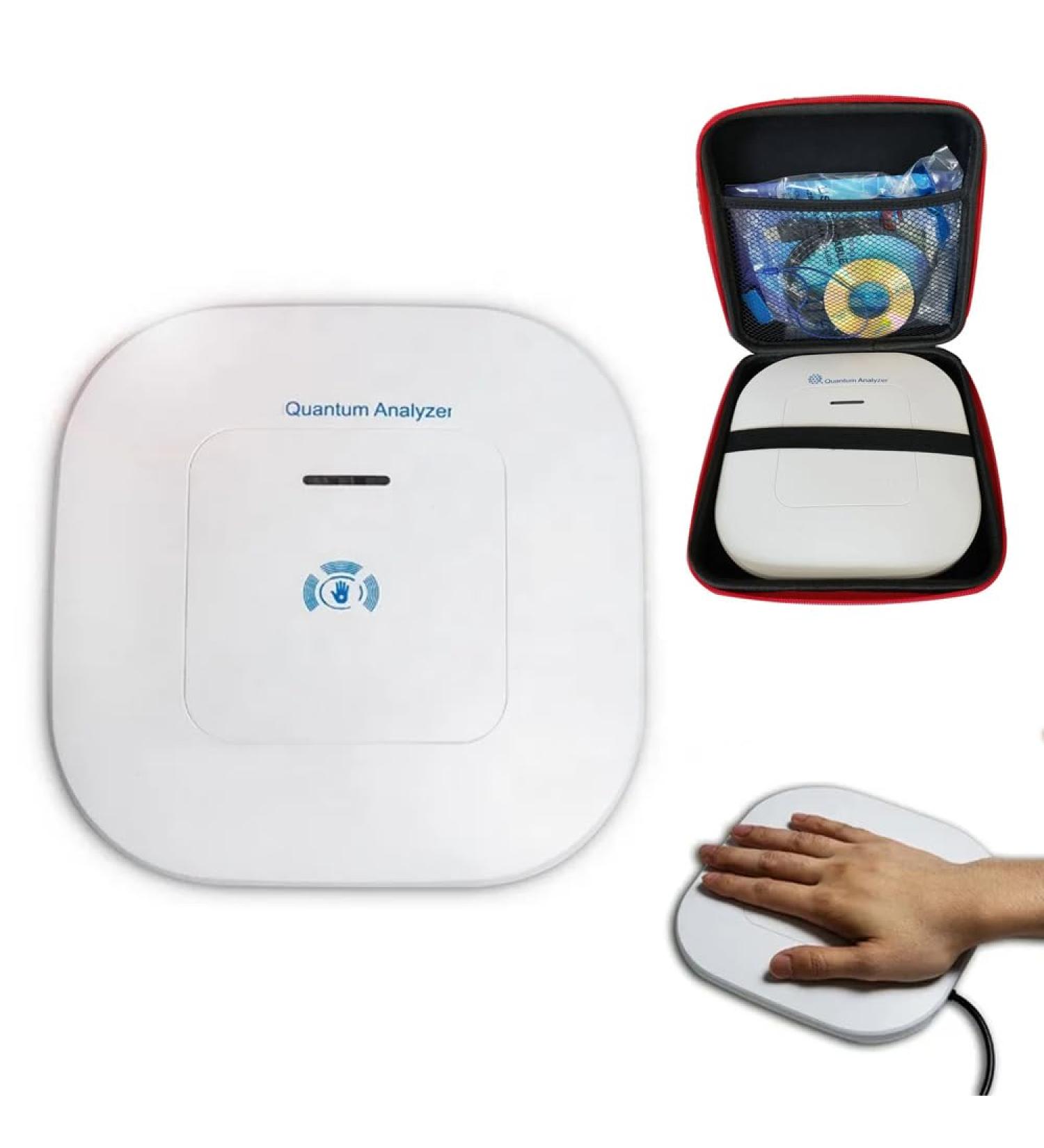 Quantum Analyzer Quantum Weak Magnetic Field Resonance Portable Health Body Scanner with Storage Bag Multifunctional Subhealth Body Detector for Homes Beauty Salons Clinics - Buy Online on GoSupps.com